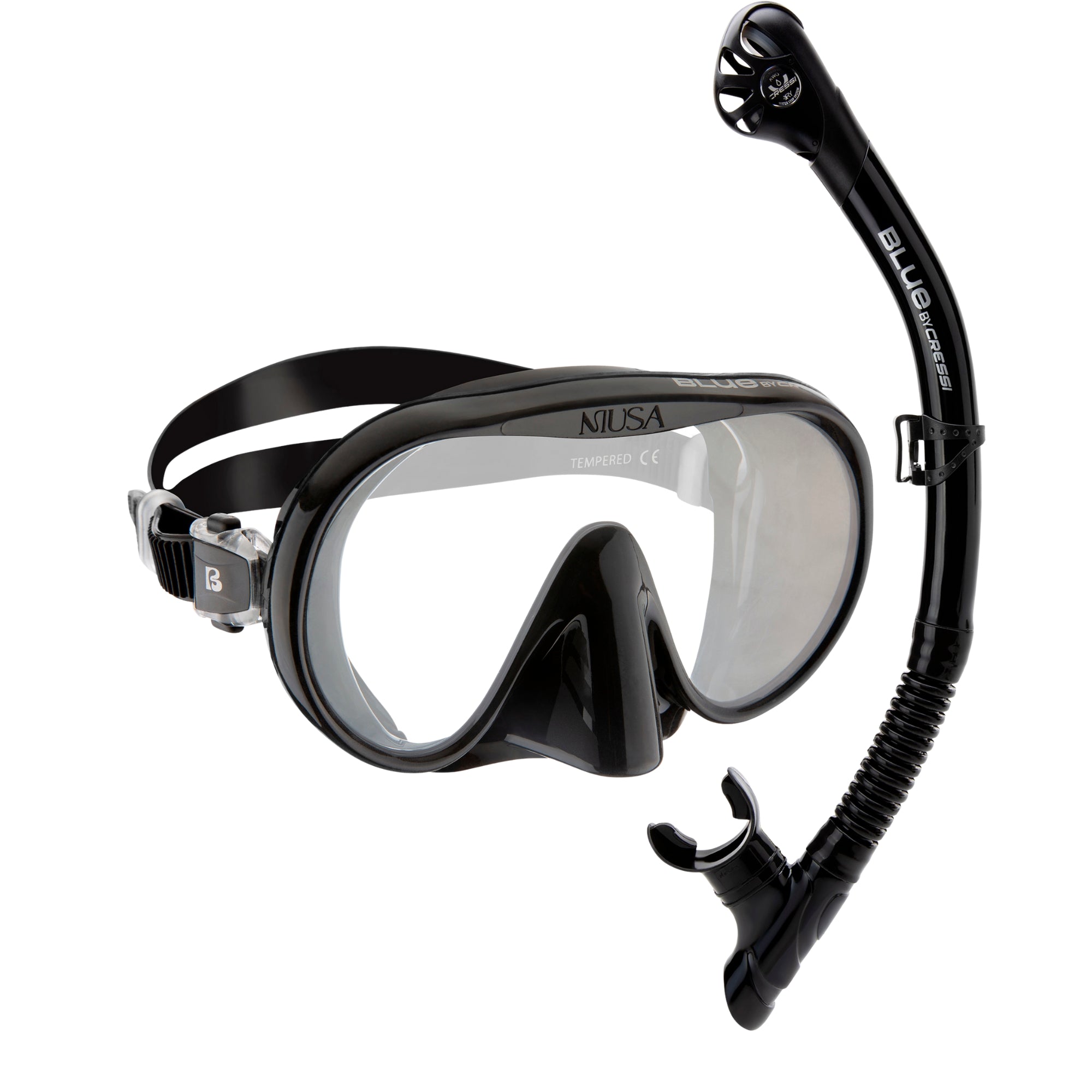 Kit de Mergulho Cressi Musa & Scilla Máscara e Snorkel com