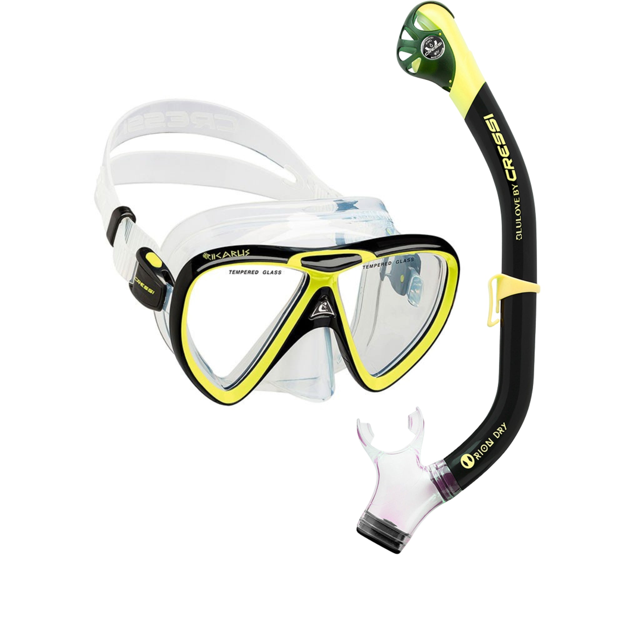 Kit Cressi Ikarus & Dry: Leveza e Conforto para Mergulho e Snorkeling