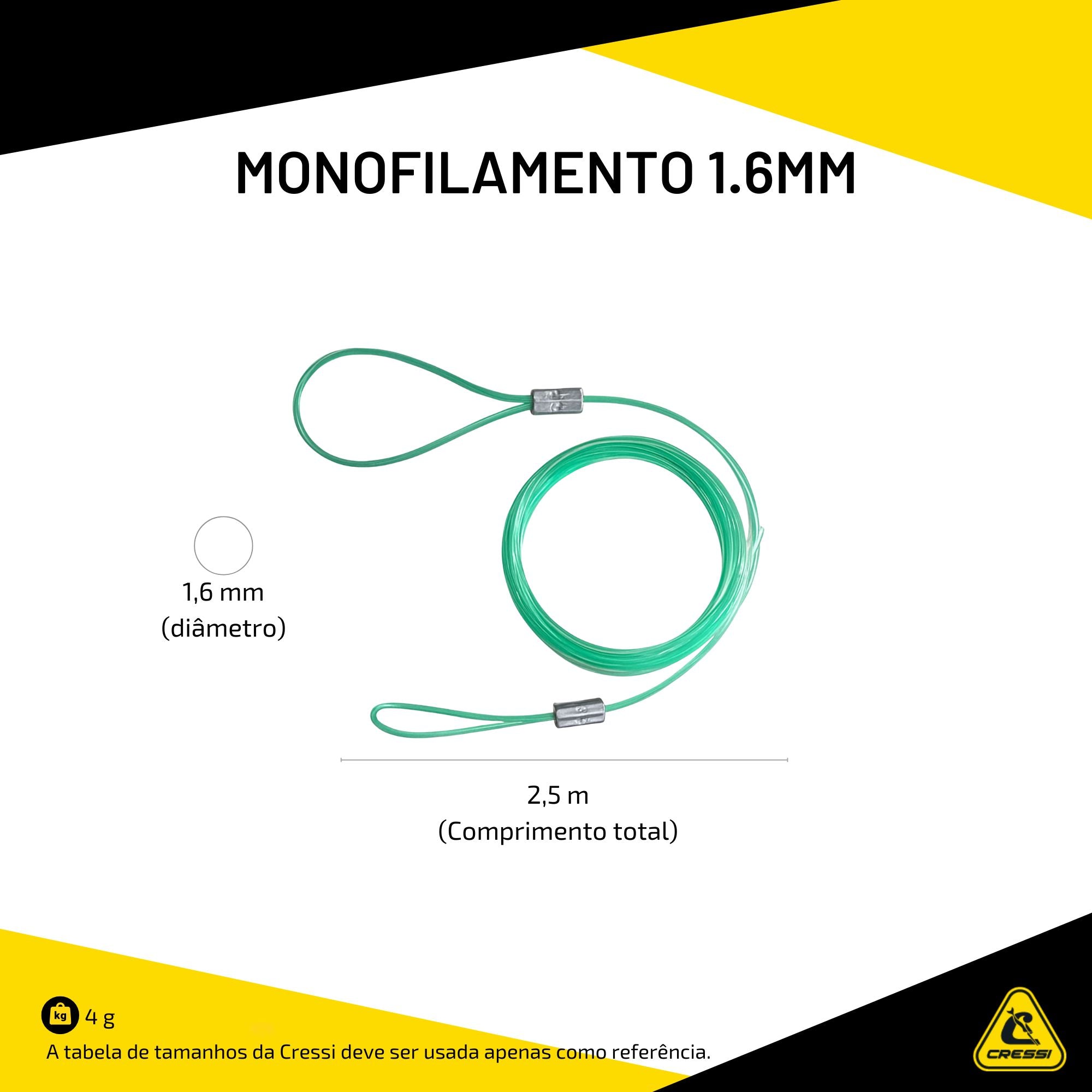 Monofilamento Cetus 1.6mm