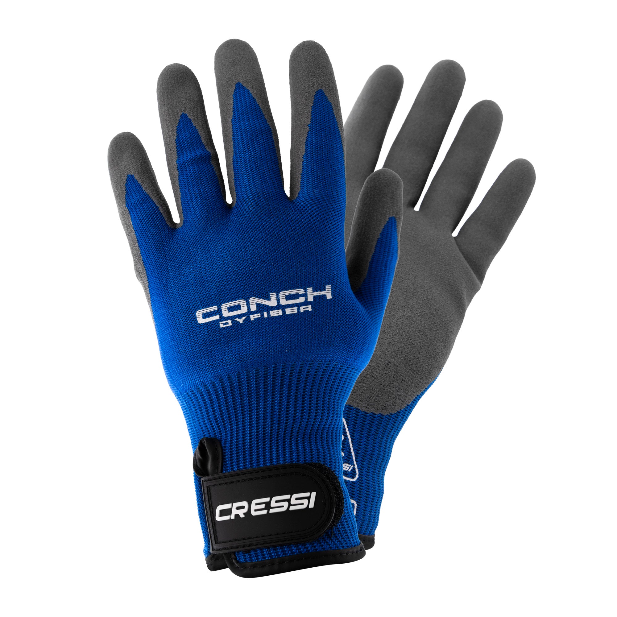 Luva Cressi Conch Dyfiber Azul