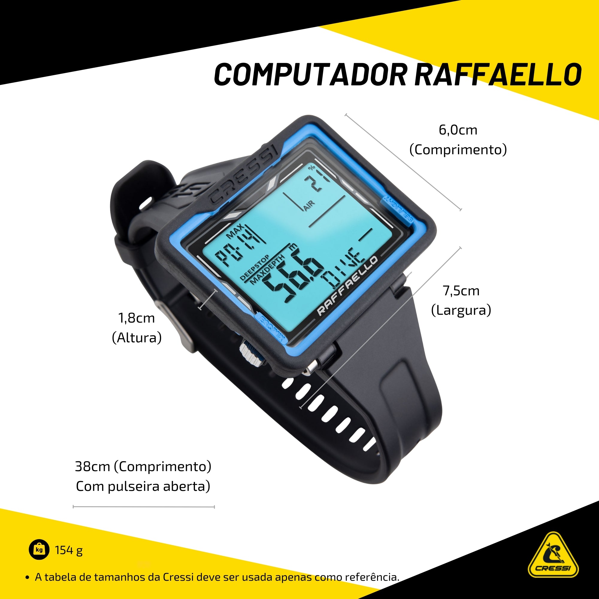 Computador Cressi Raffaello