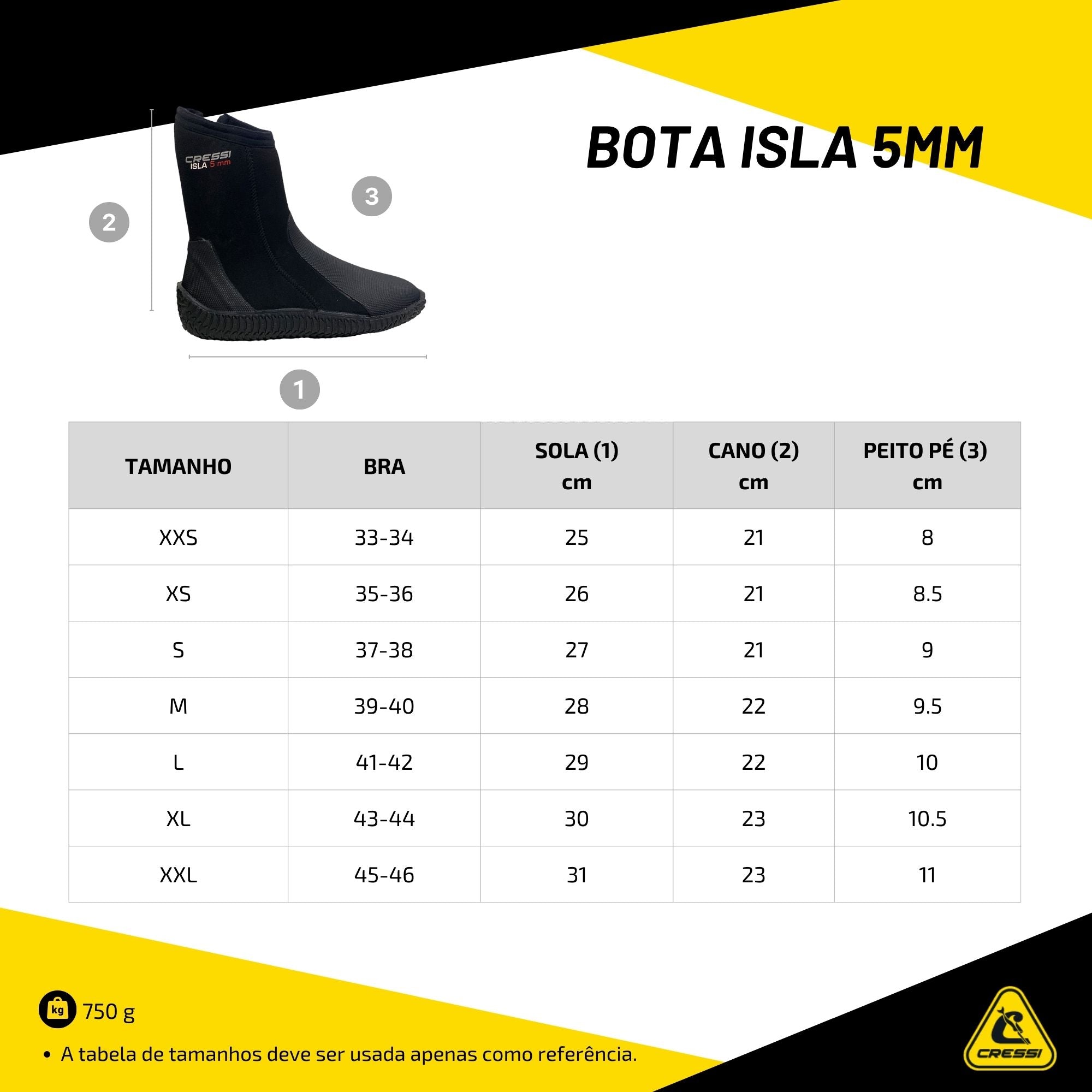 Bota Cressi Isla 5mm