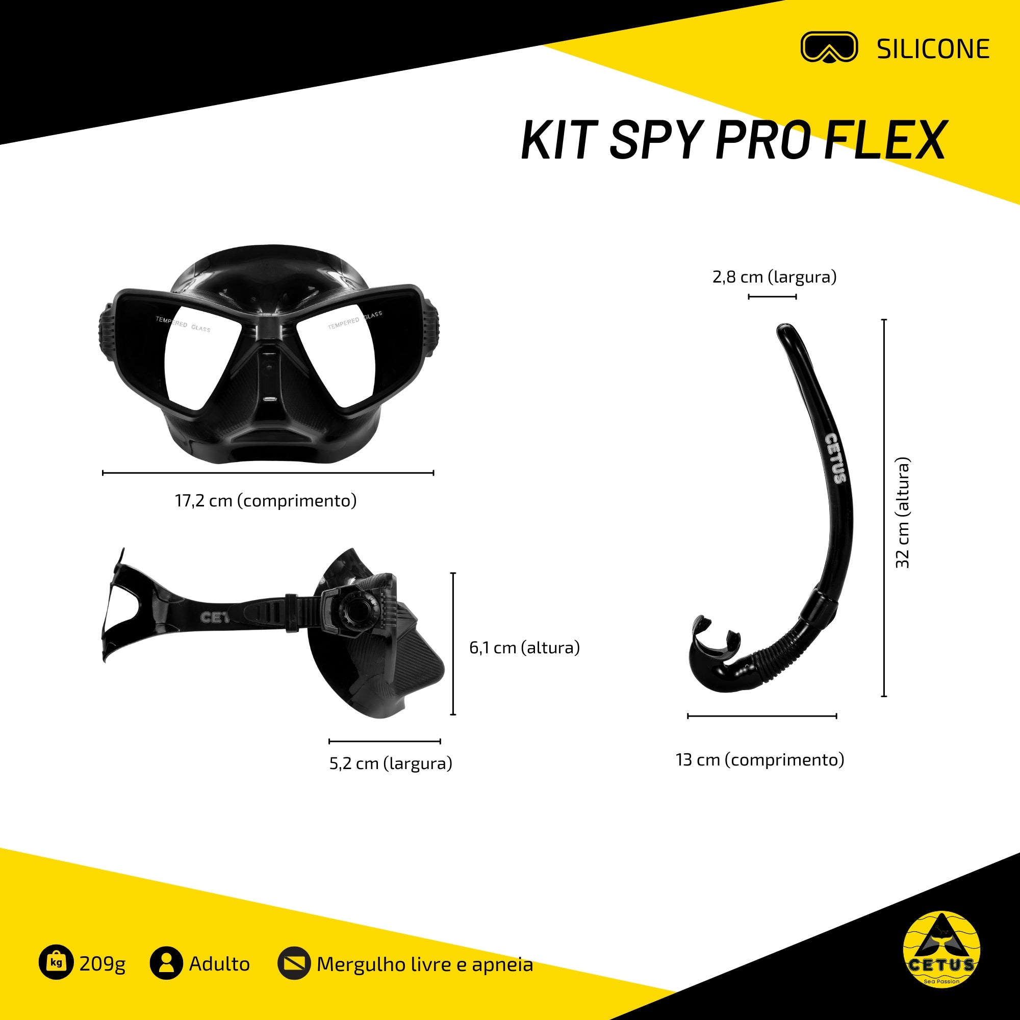 Kit Cetus Spy Pro & Spy Flex