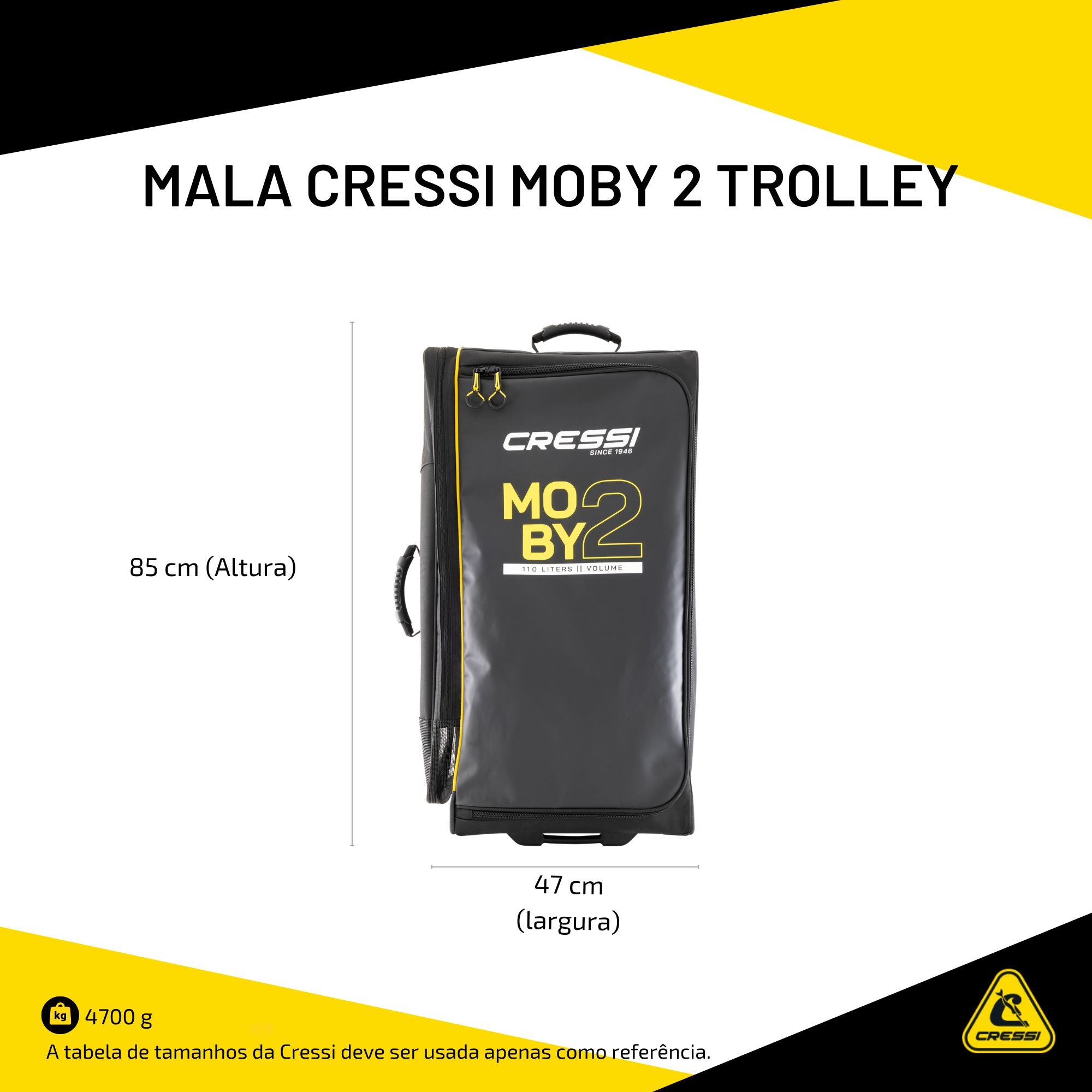 Mala Cressi Moby 2 Trolley