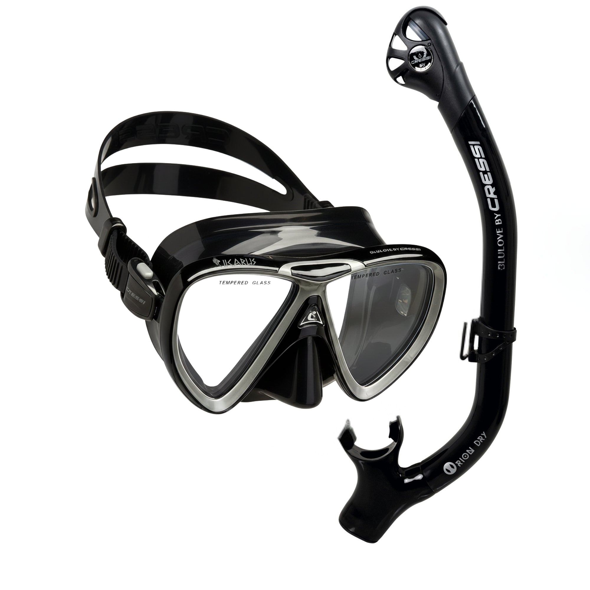 Kit Cressi Ikarus & Dry: Leveza e Conforto para Mergulho e Snorkeling