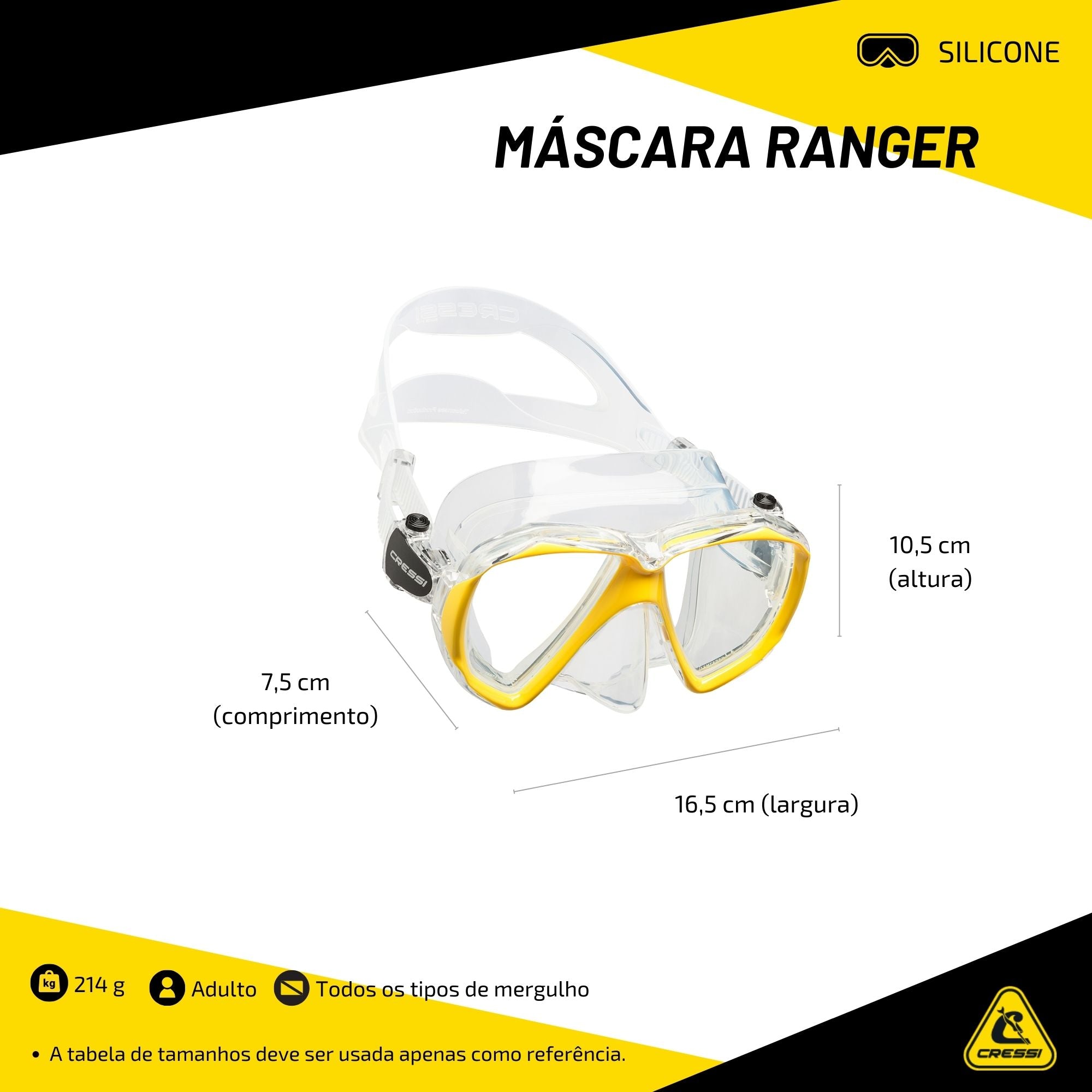 Máscara Cressi Ranger