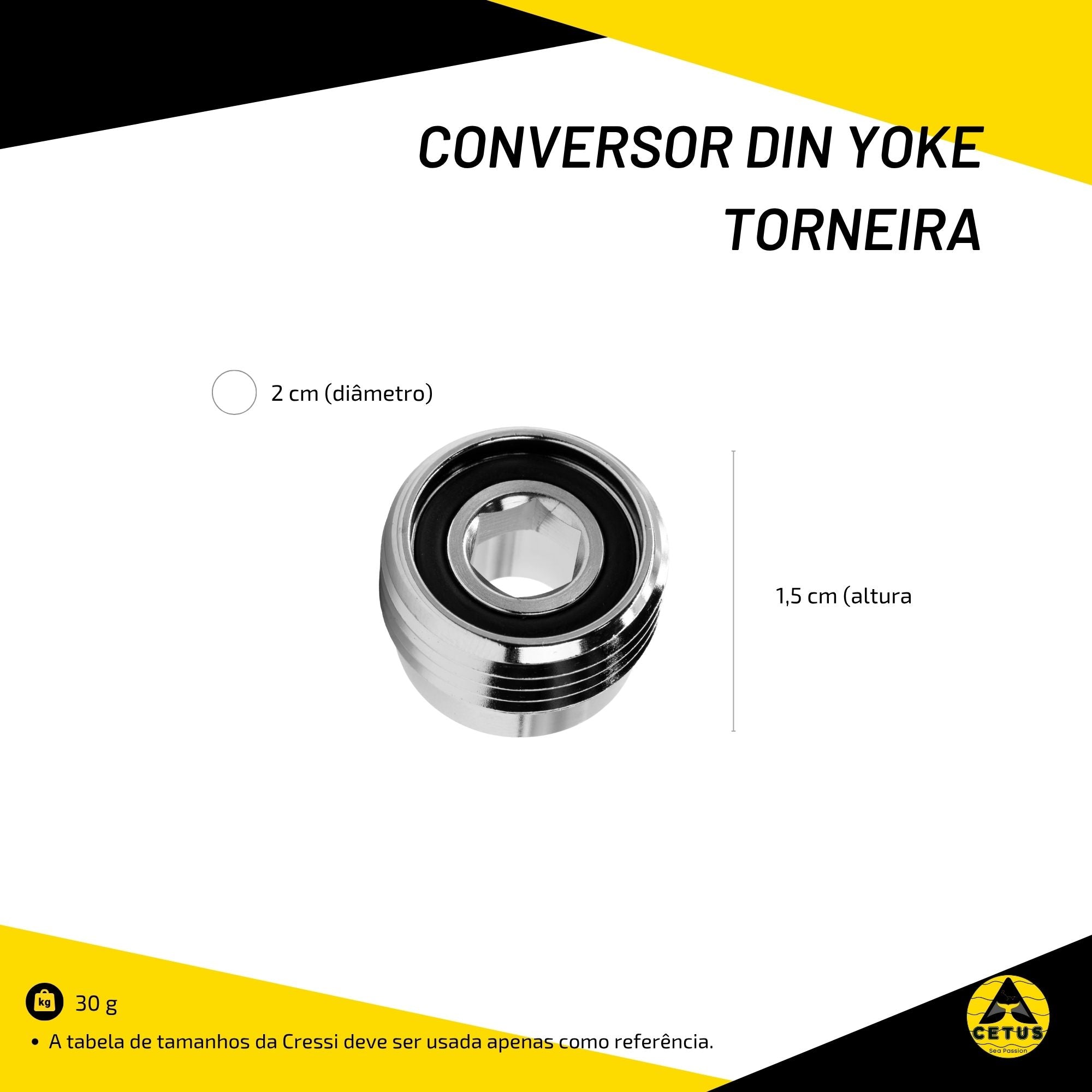 Conversor Din Yoke Cetus Torneira