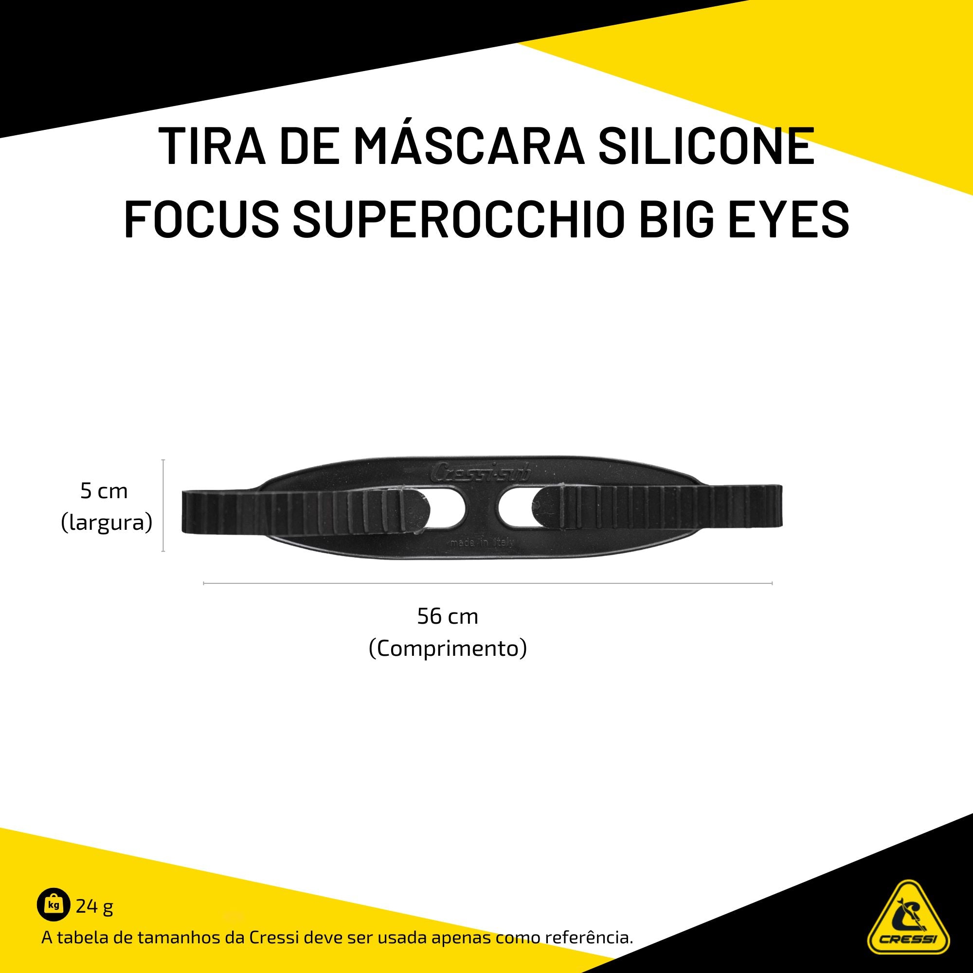Tira de Máscara Cressi Silicone