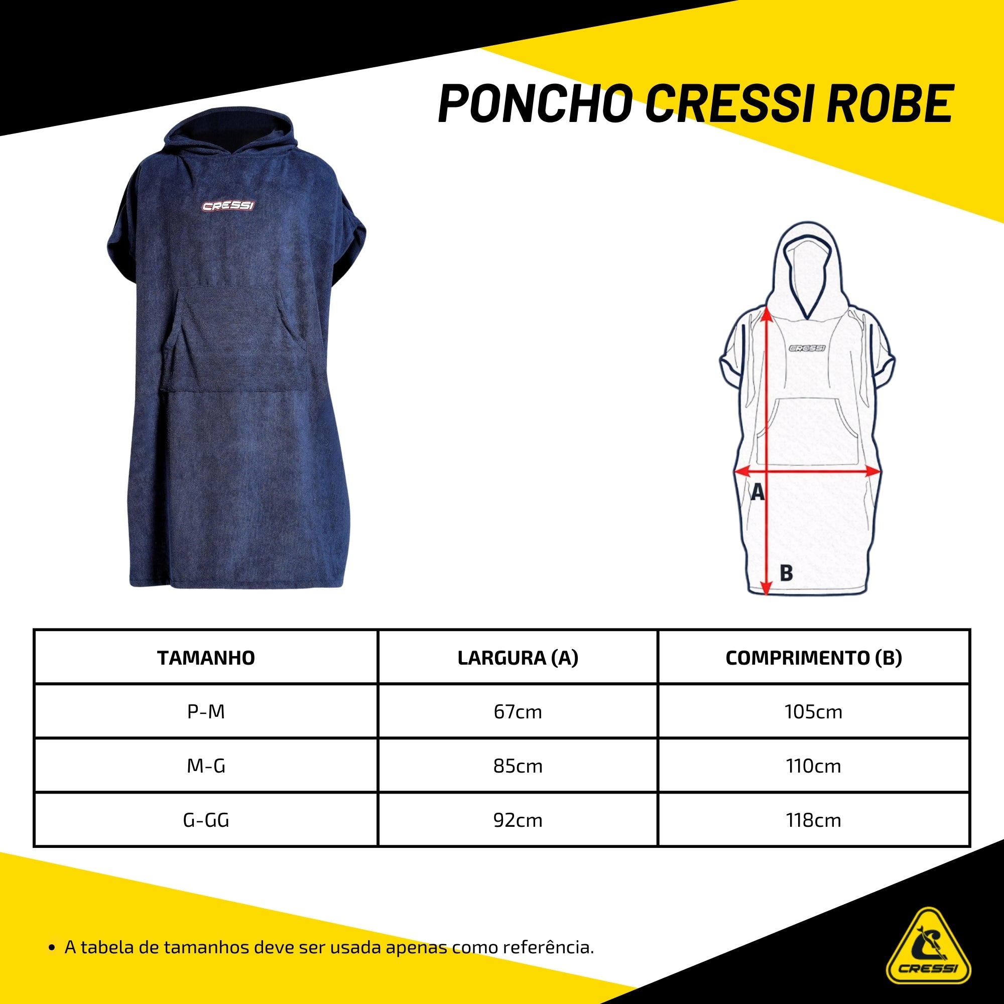 Poncho Cressi Robe
