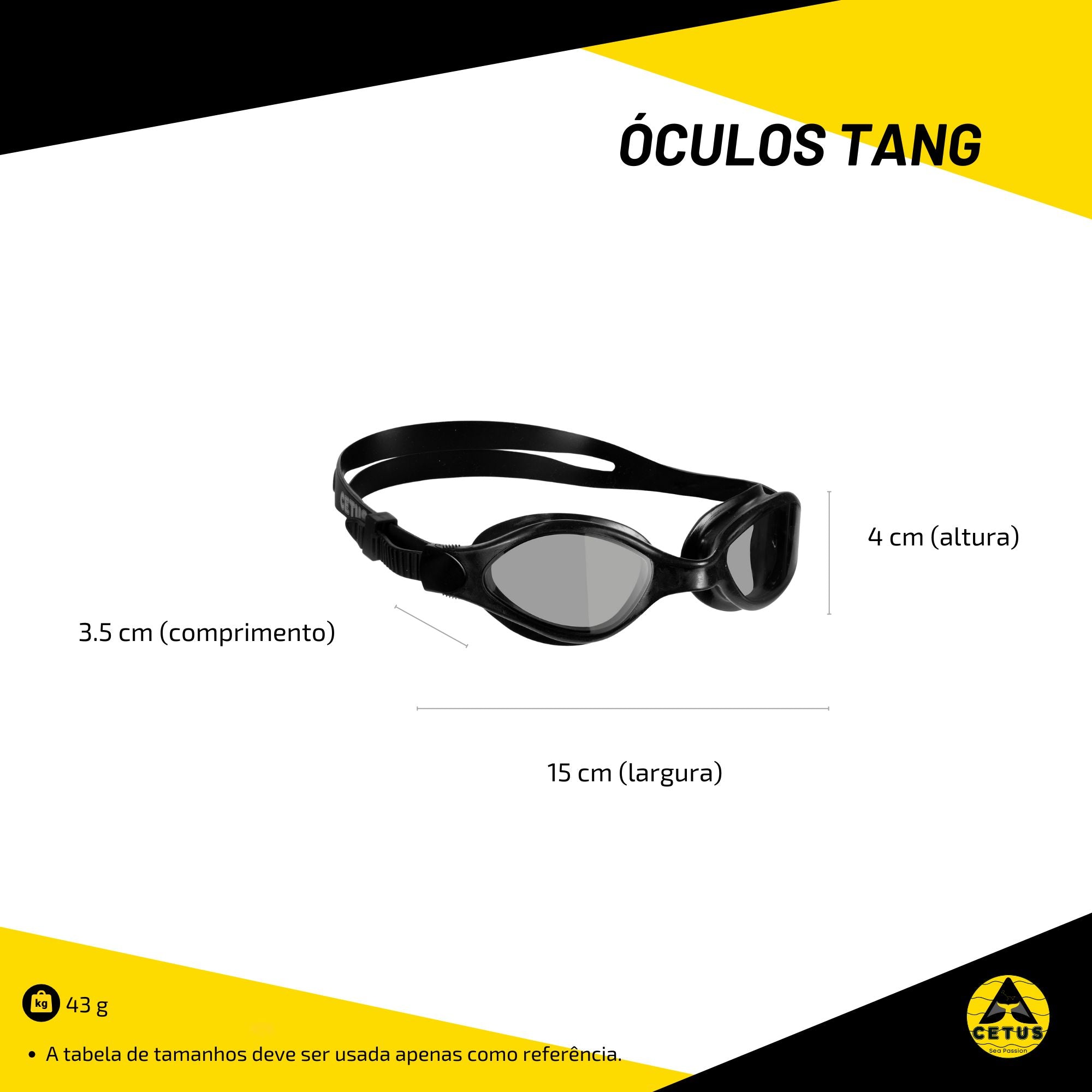 Óculos Cetus Tang