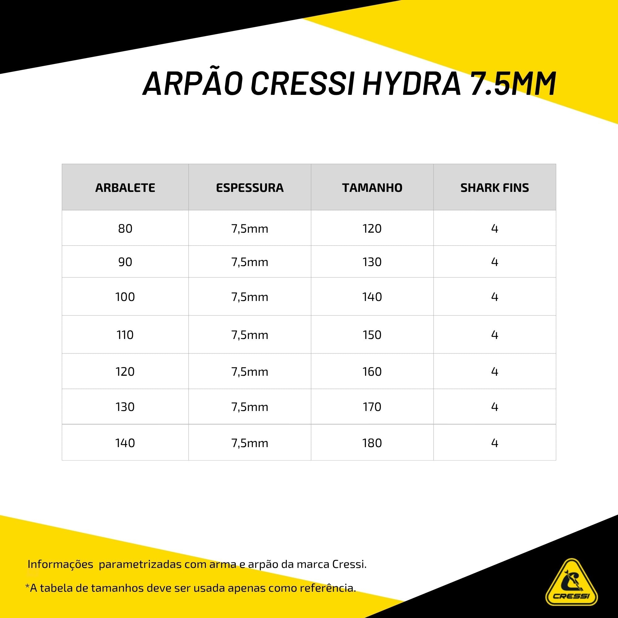 Arpão Cressi Hydra 7.5mm