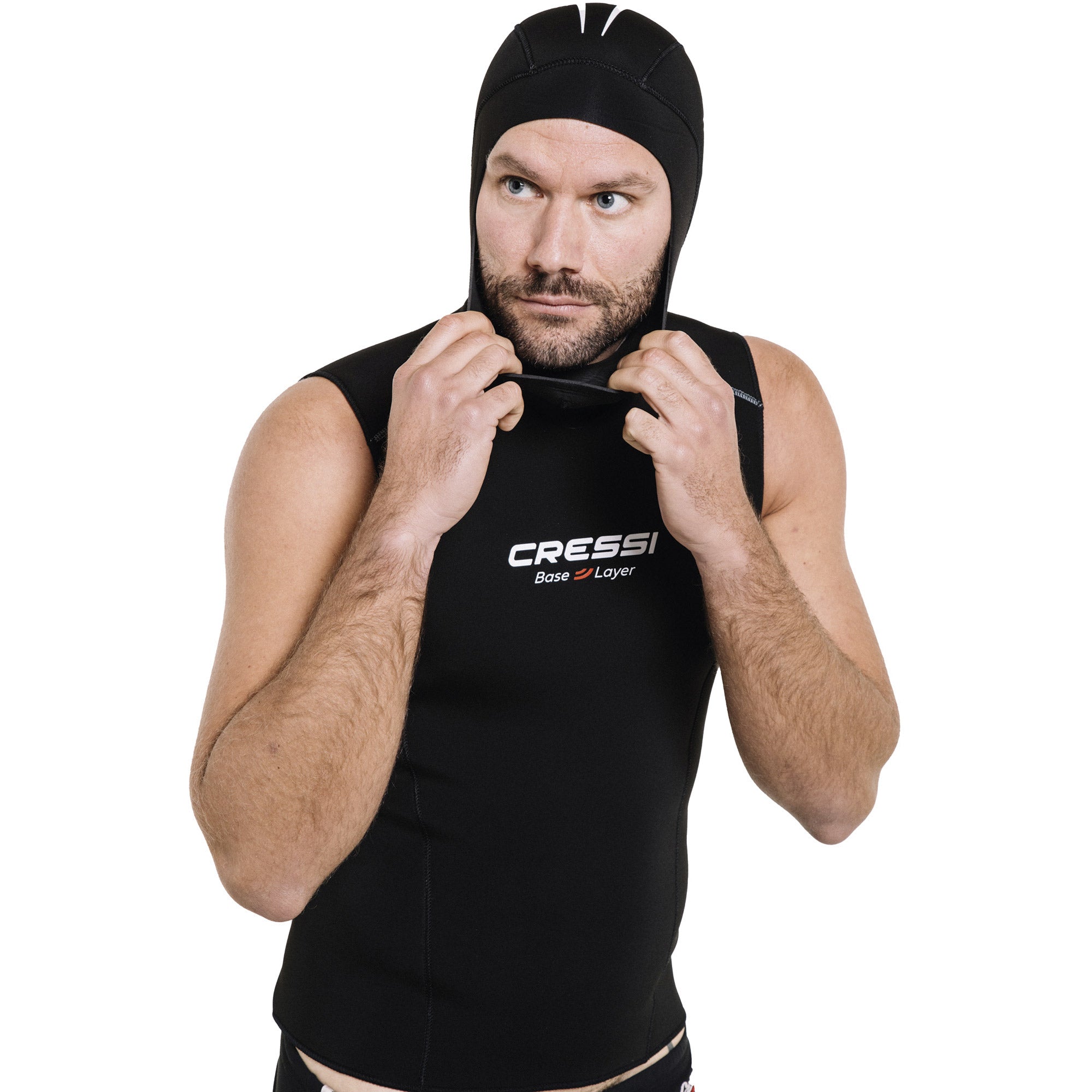 Colete de Neoprene Hood Vest Base Layer - Proteção Térmica e Colete de Neoprene Hood Vest Base Layer - Proteção Térmica e