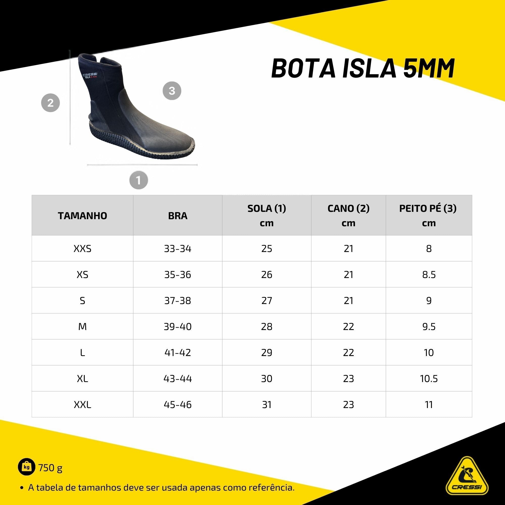Bota Cressi Isla 5mm