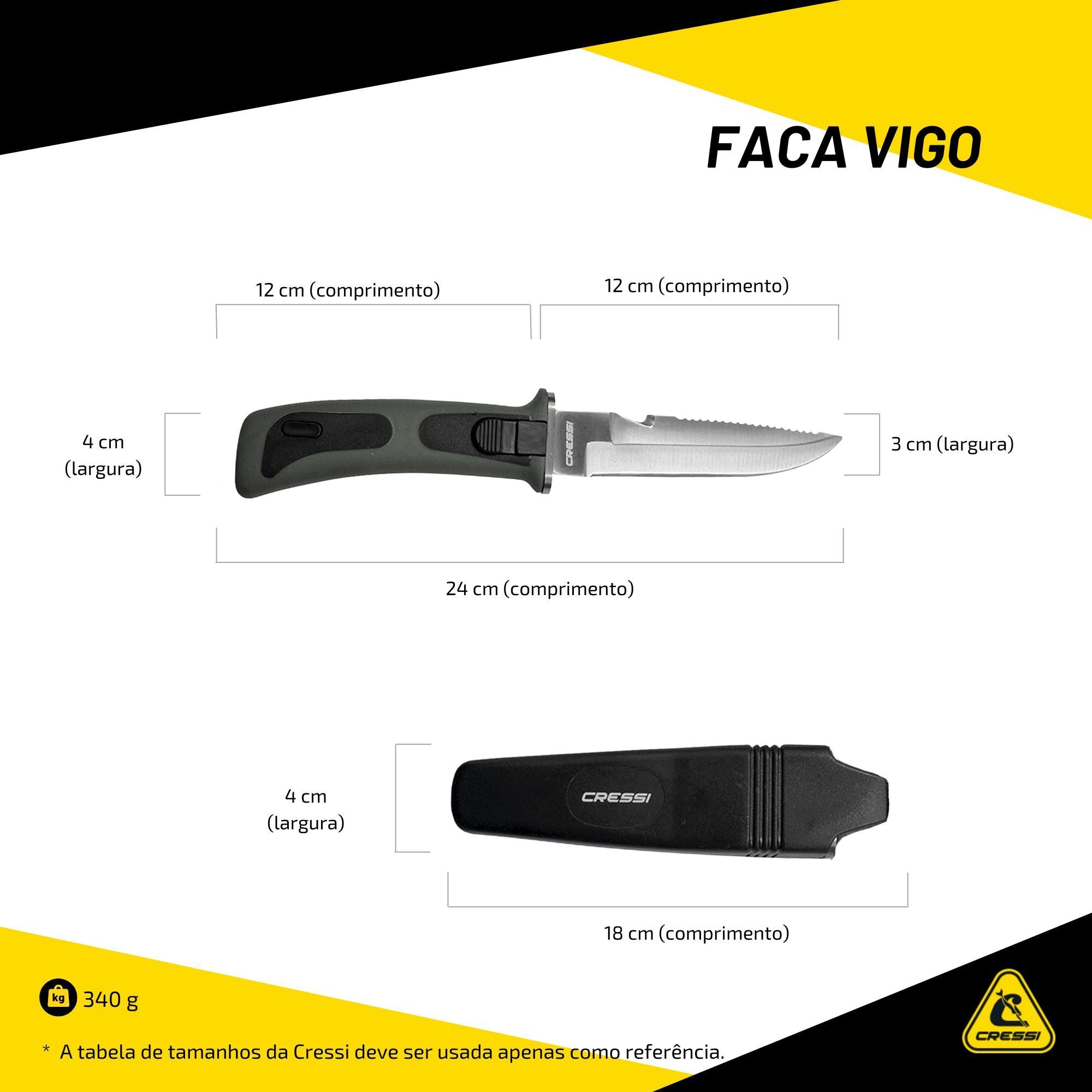 Faca Cressi Vigo