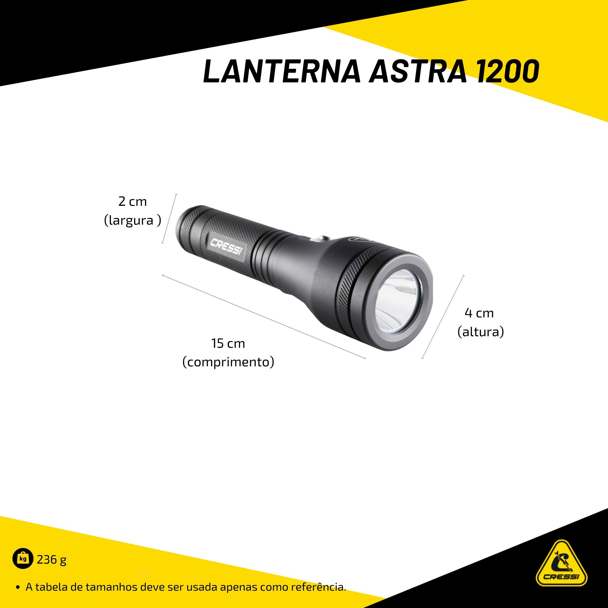 Lanterna Cressi Astra 1200