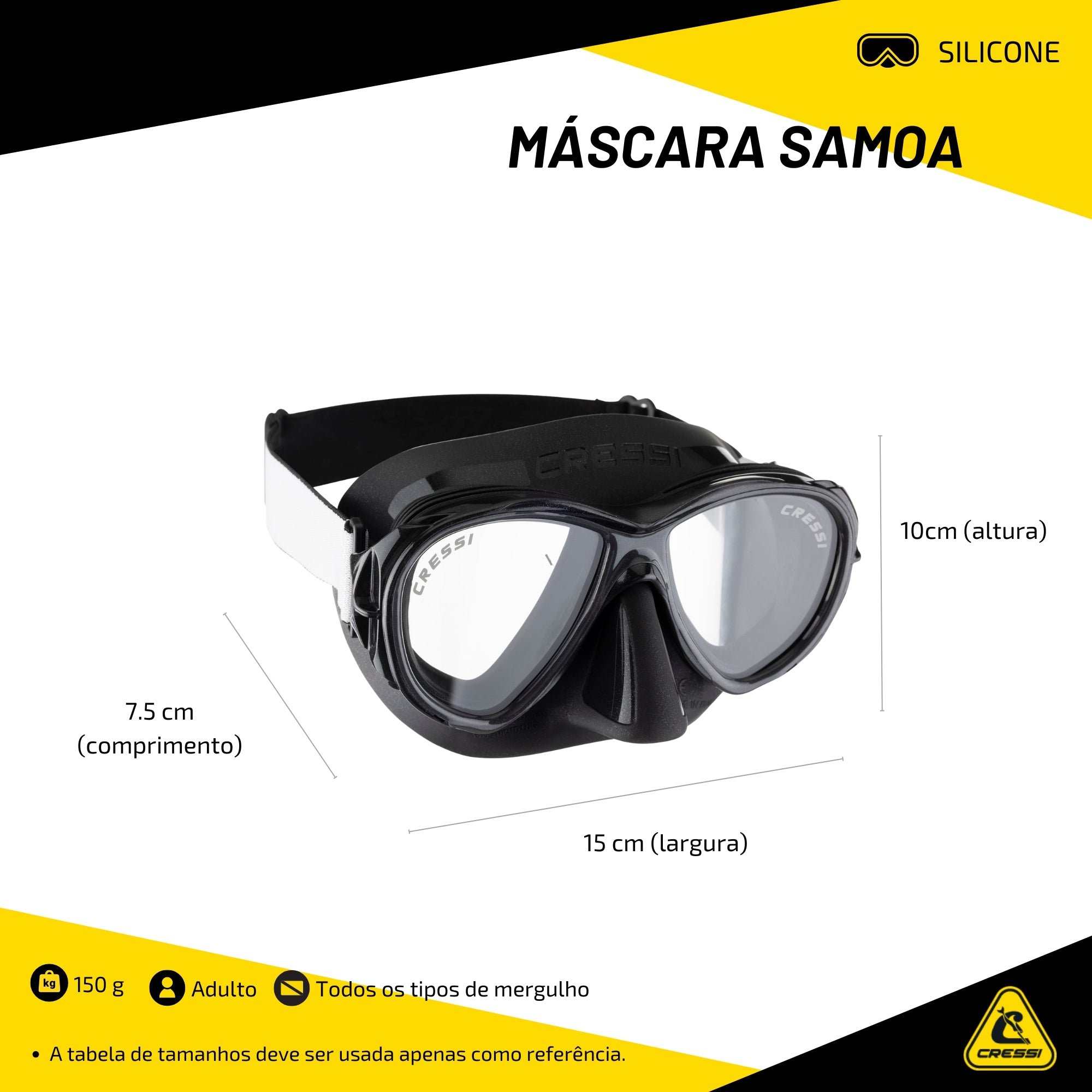 Máscara Cressi Samoa
