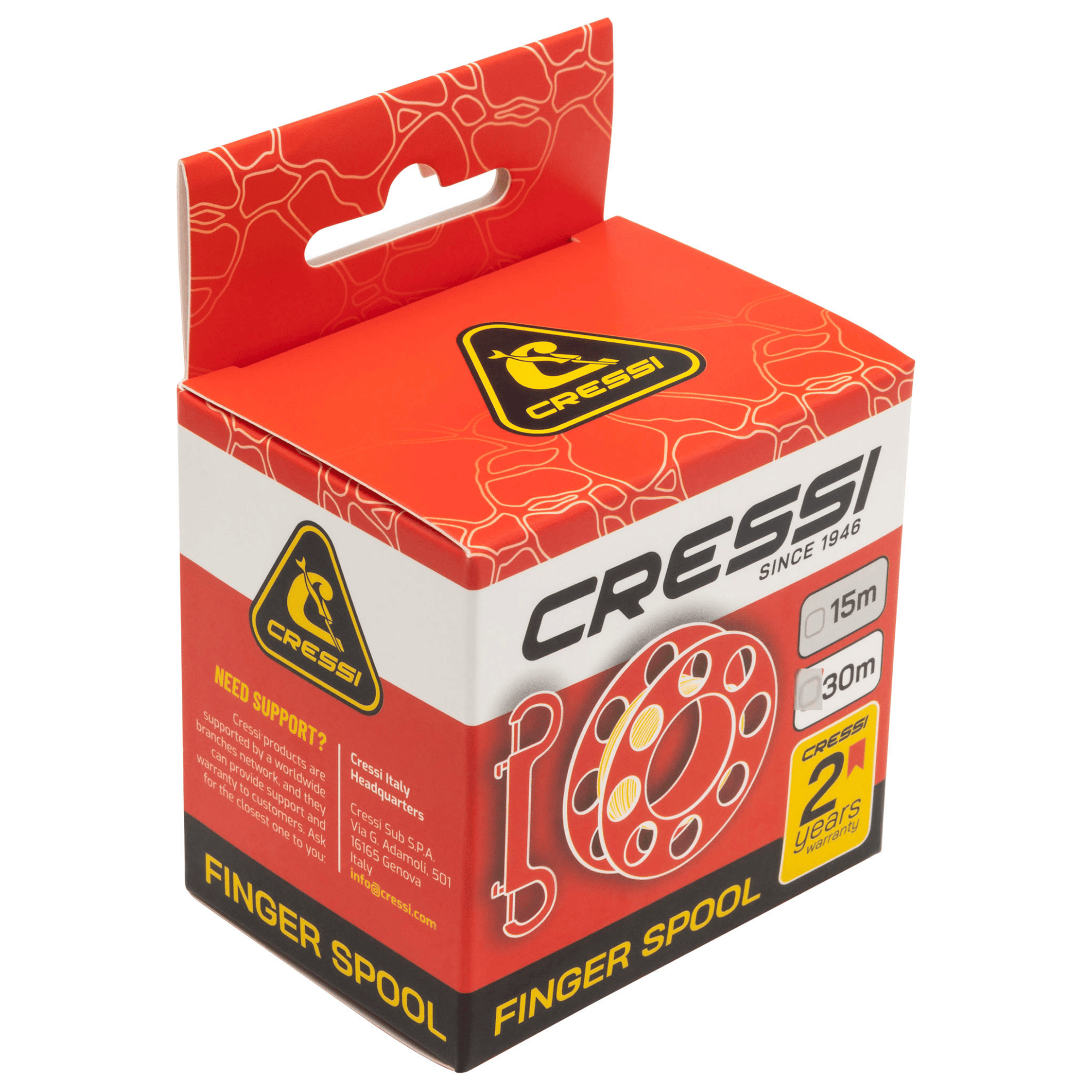 Carretilha Cressi Finger Spool Inox