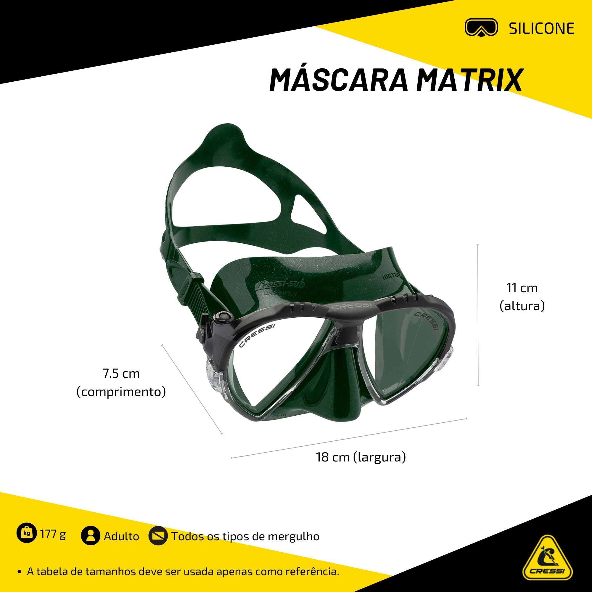 Máscara Cressi Matrix
