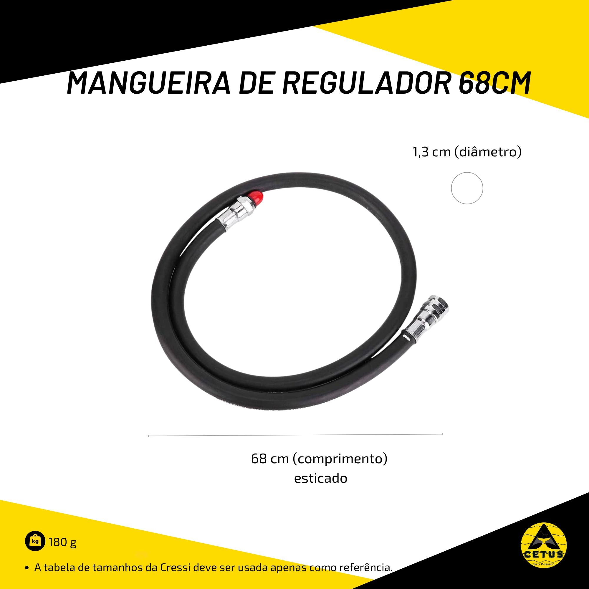Mangueira de Regulador Cetus 68cm
