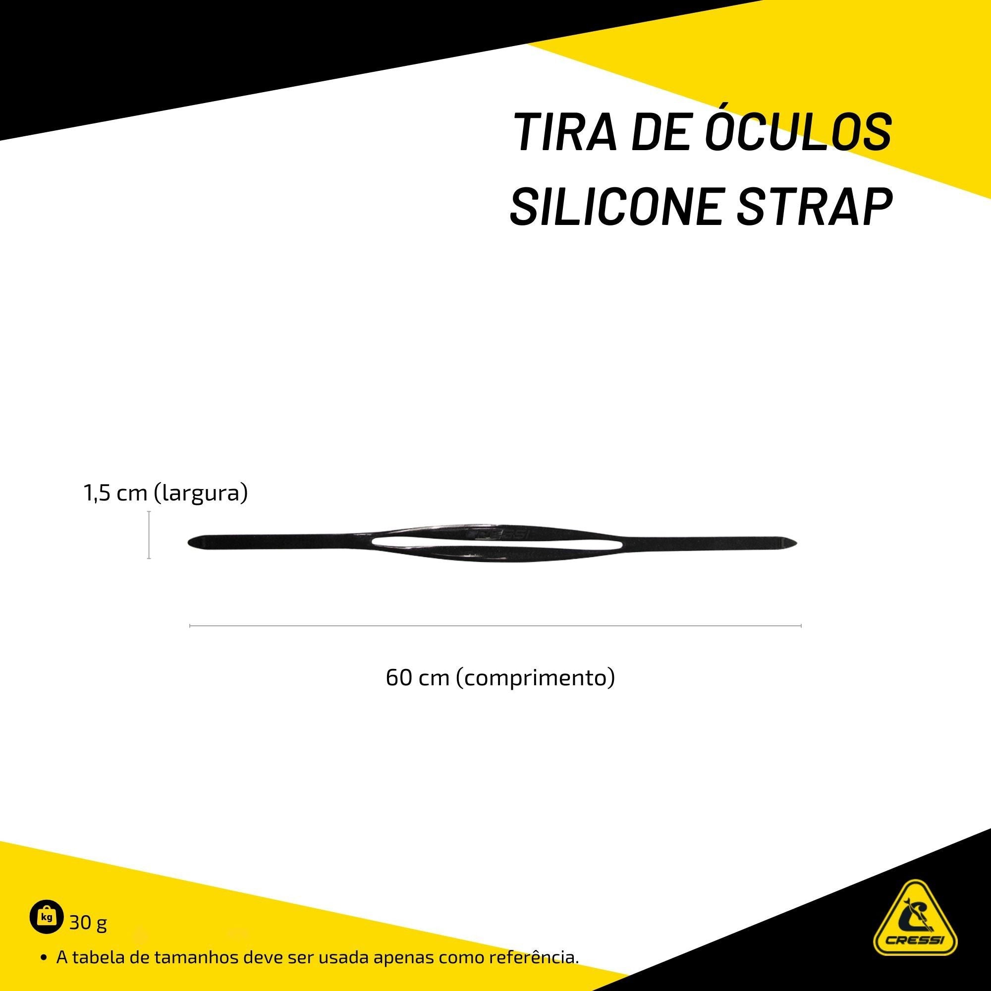 Tira de Óculos Cressi Silicone Strap