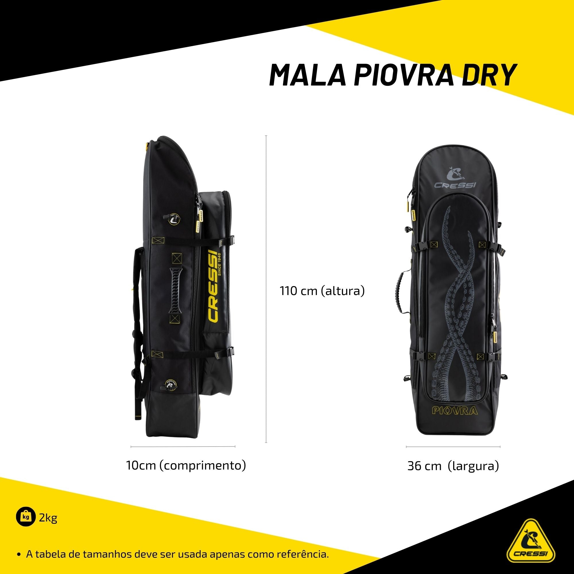 Mala Cressi Piovra Dry