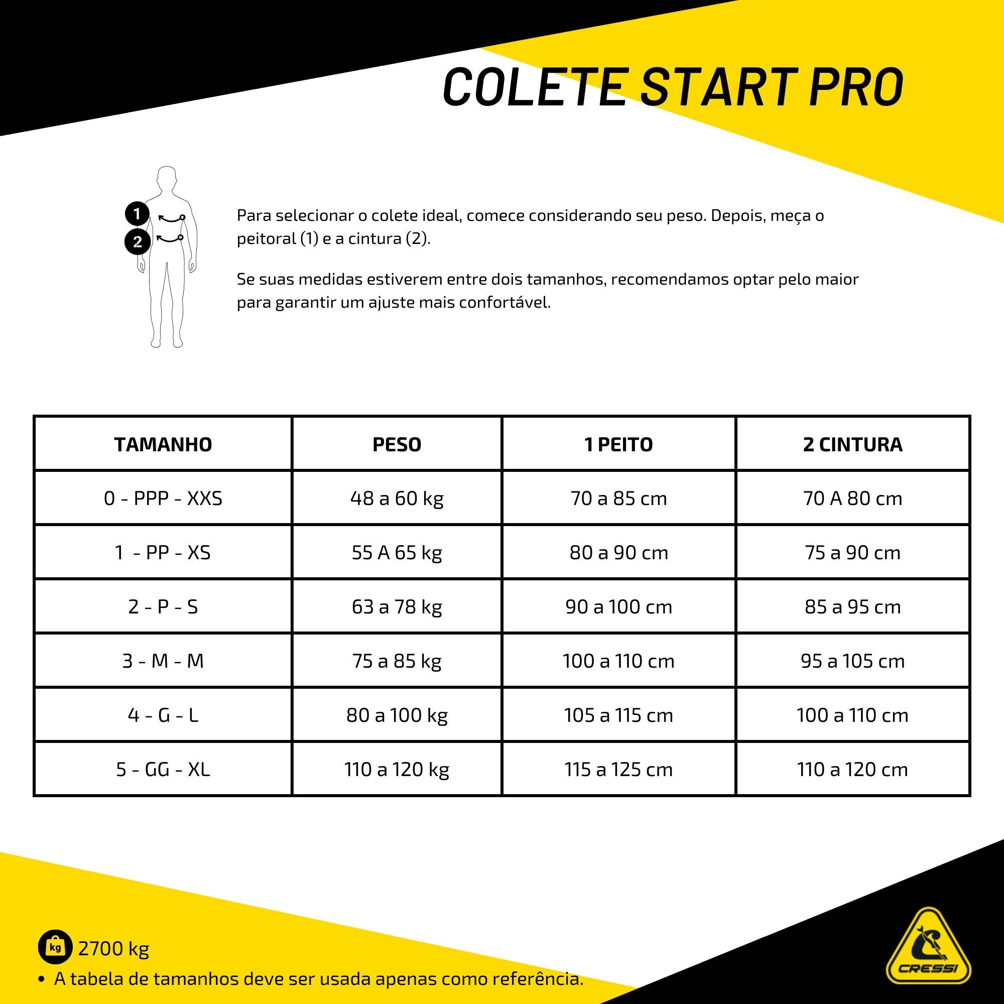Colete Cressi Start Pro