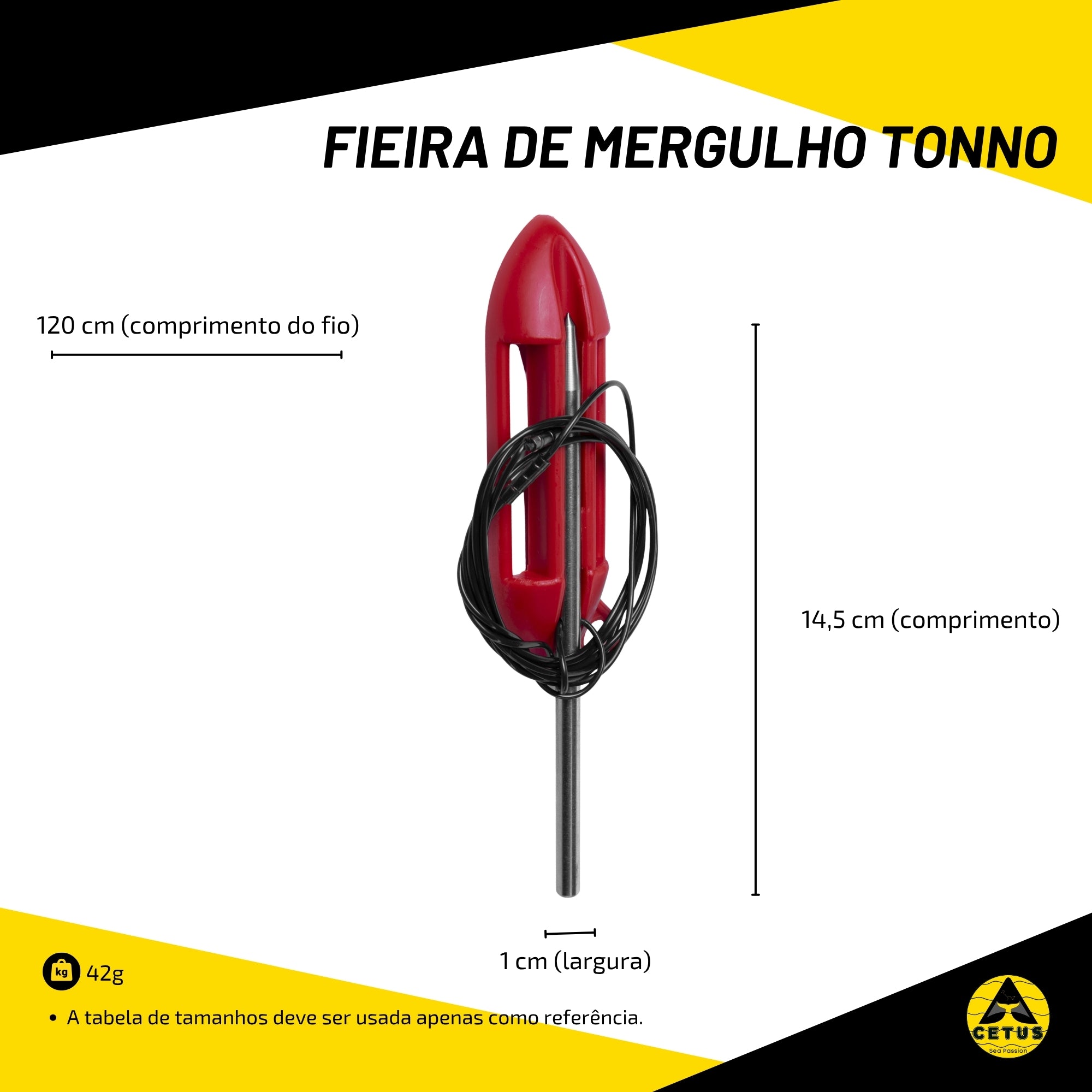 Fieira de Mergulho Cetus Tonno