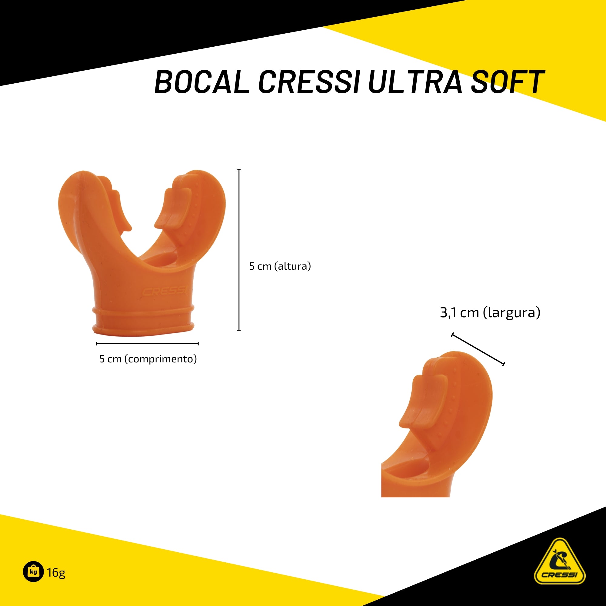 Bocal Cressi Ultra Soft