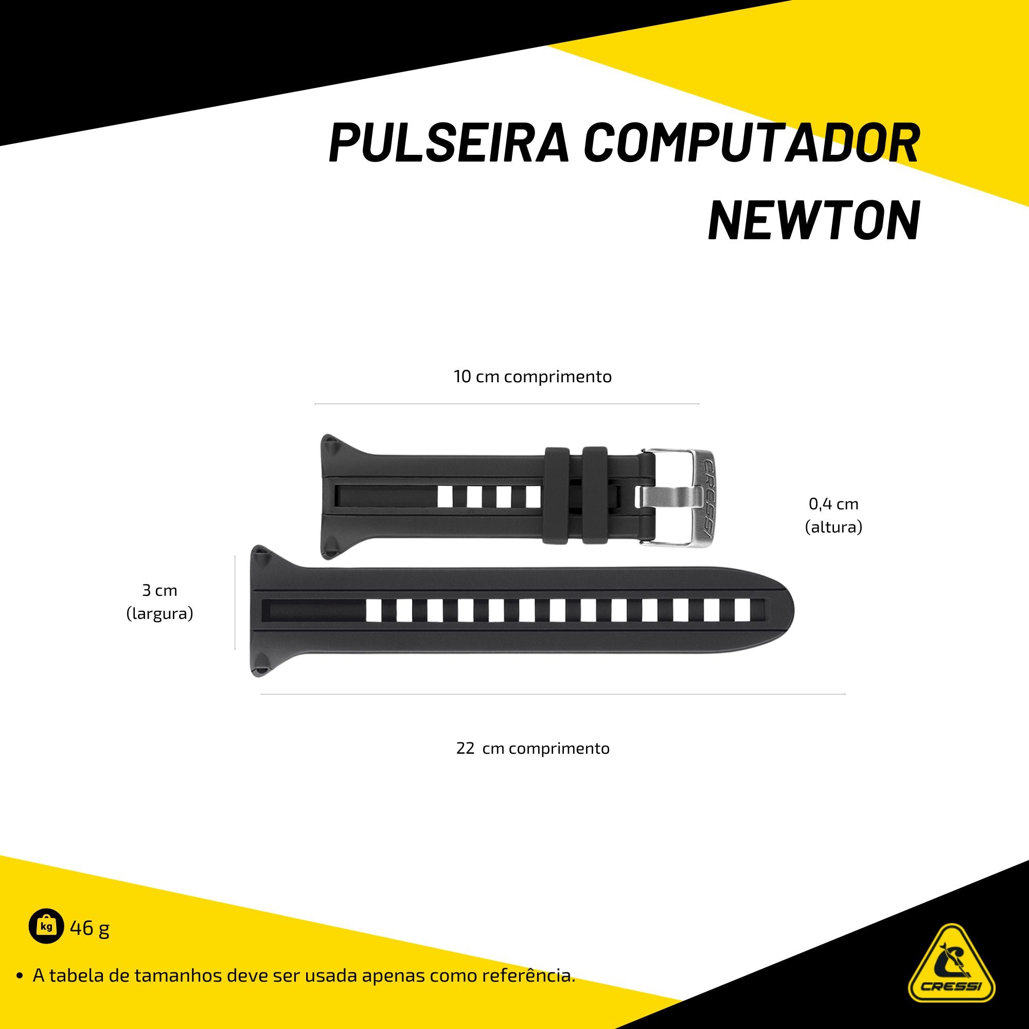 Pulseira Computador Cressi Newton