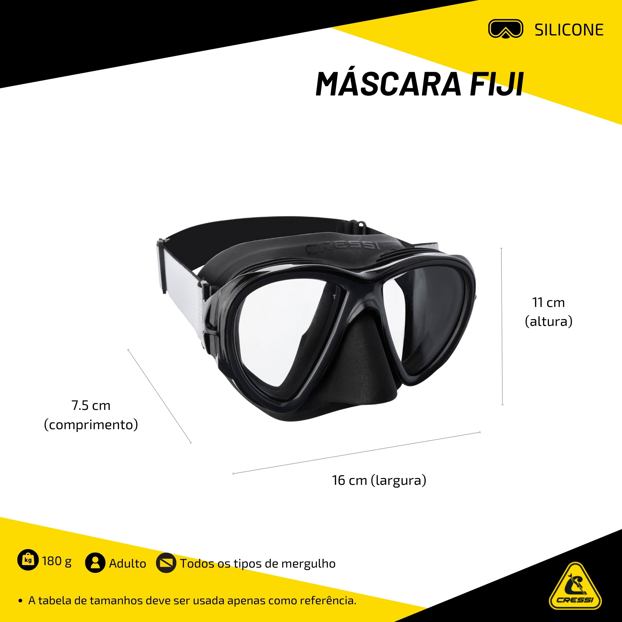 Máscara Cressi Fiji