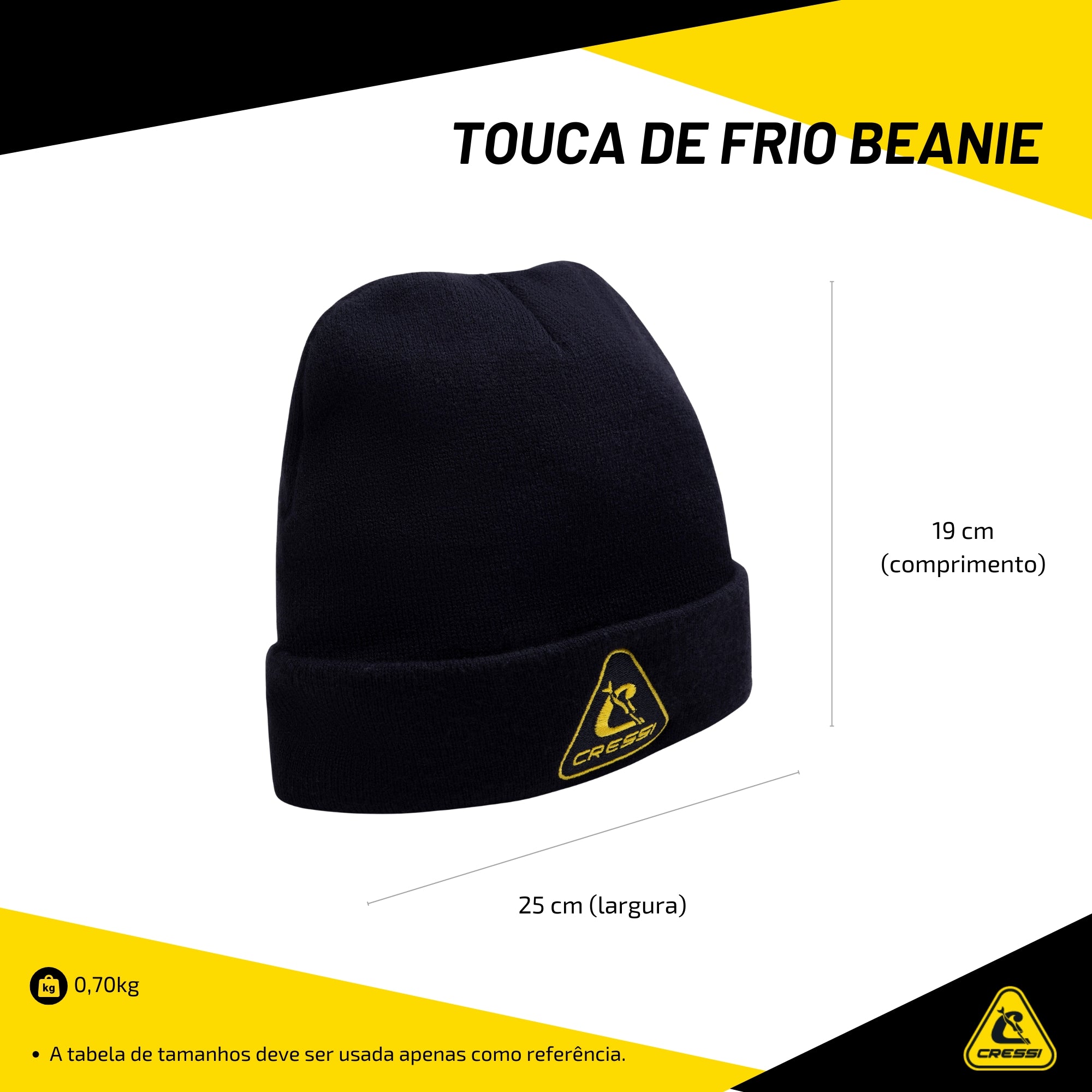 Touca de Frio Beanie Cressi