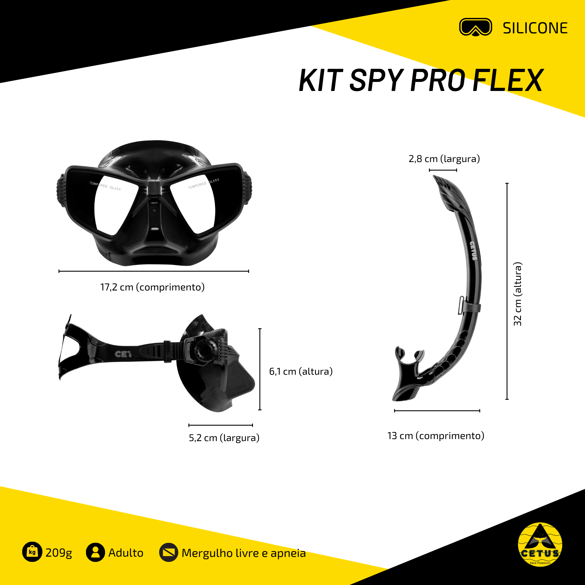 Kit Cetus Spy Pro & Spy Flex