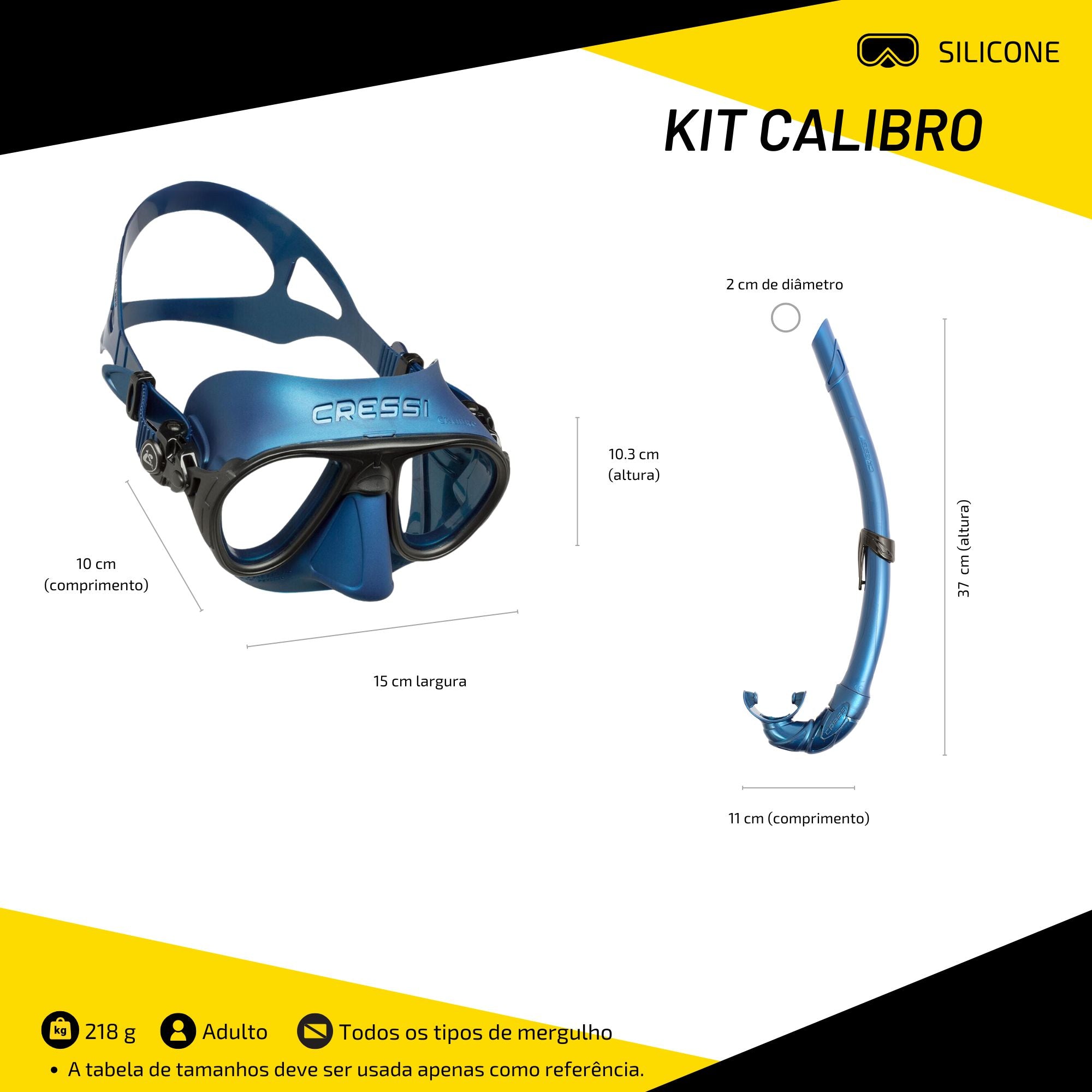Kit Cressi Calibro