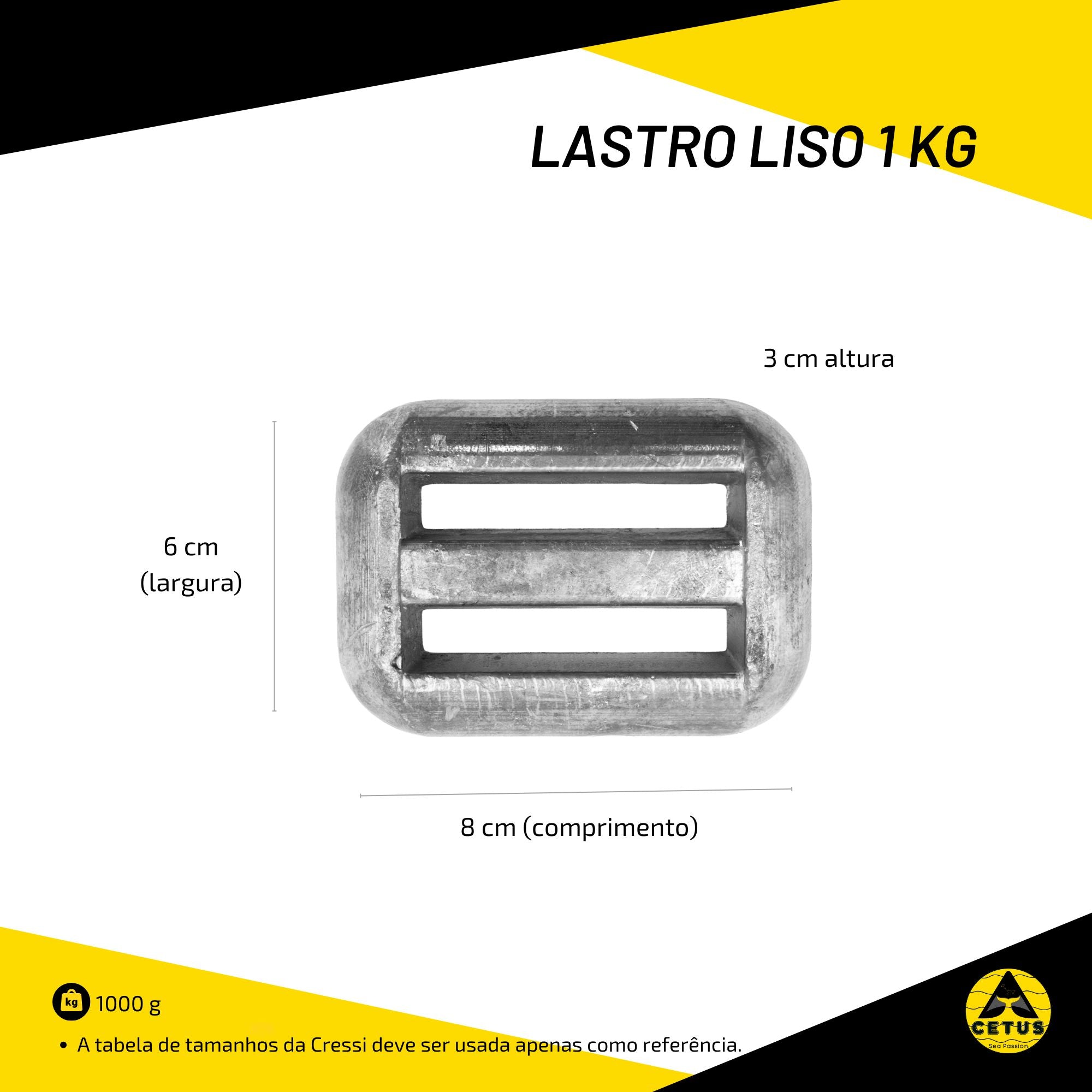 Lastro Liso Cetus 1 Kg