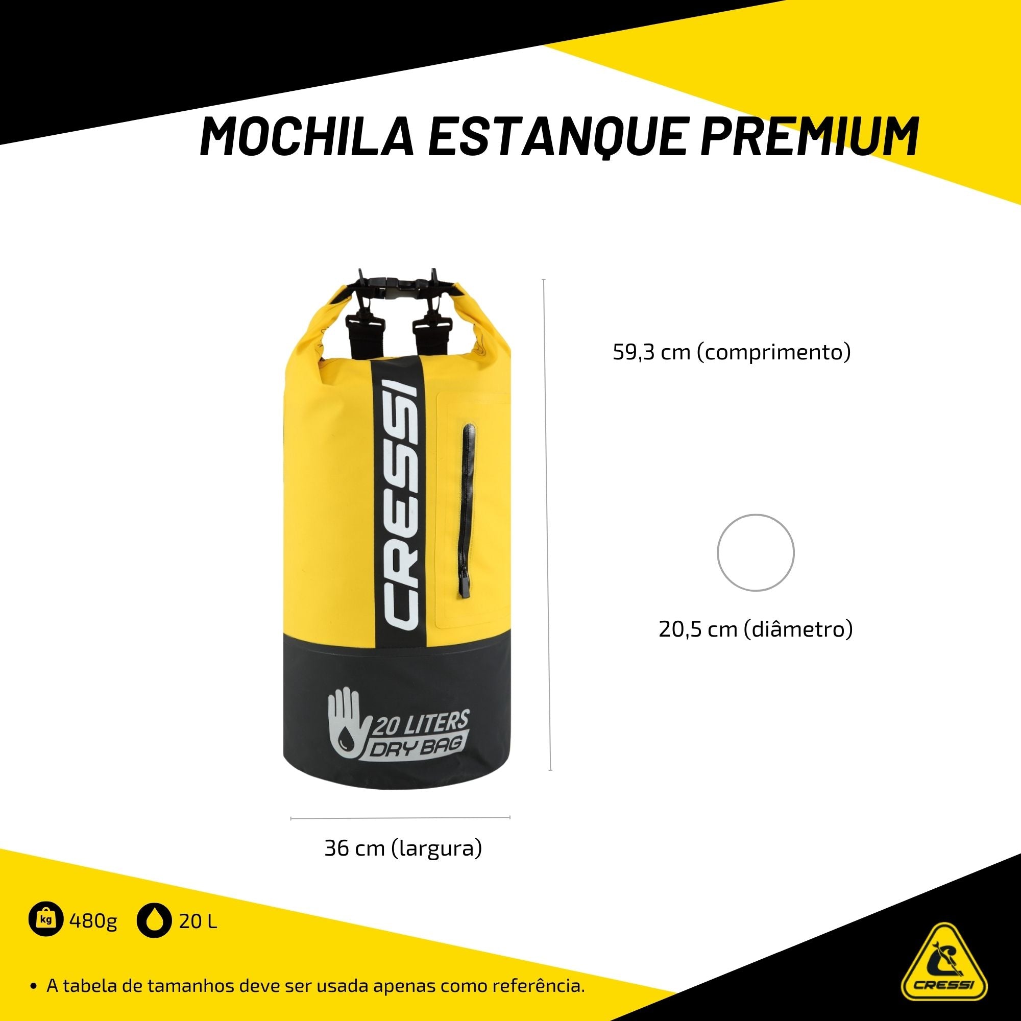 Mochila Estanque Cressi Premium