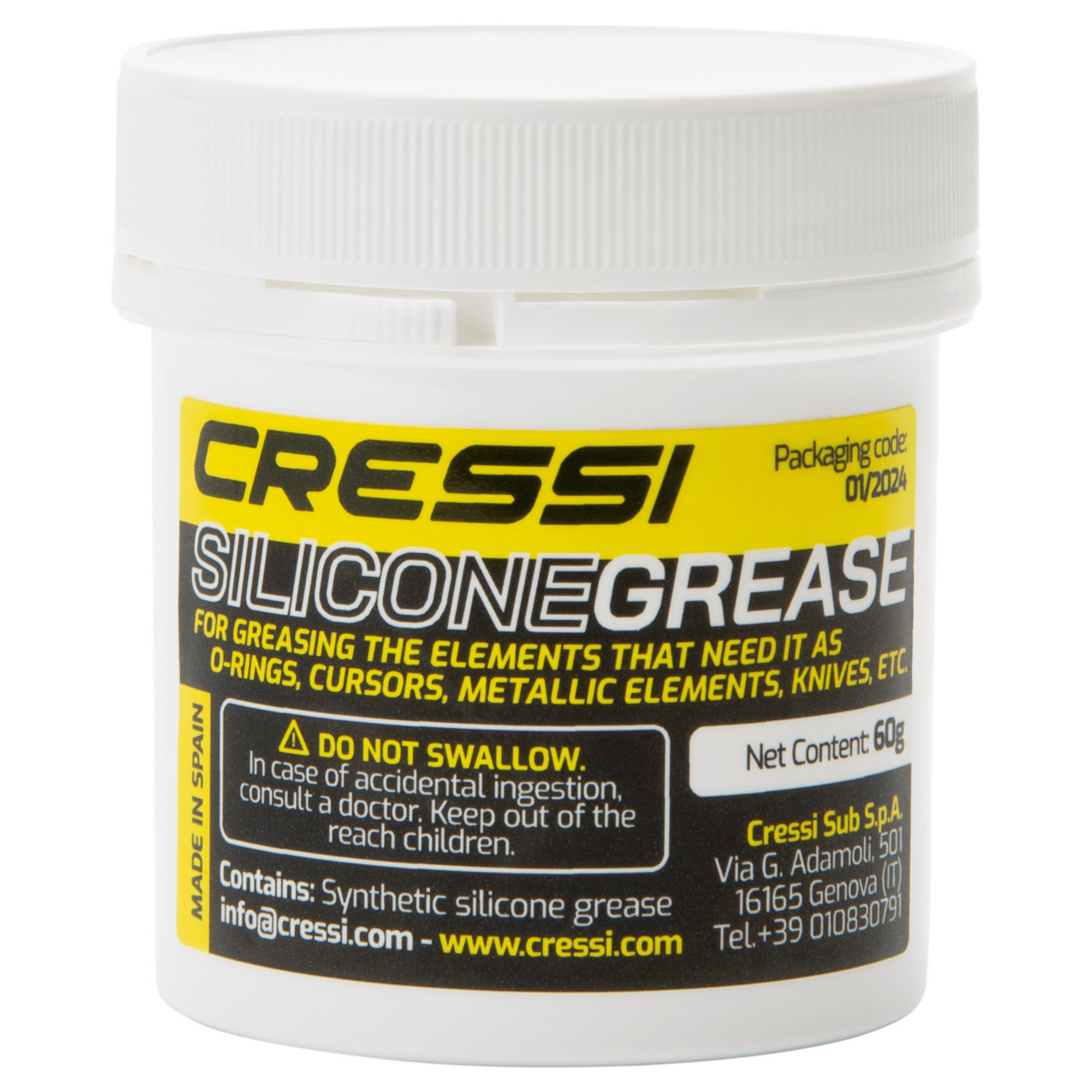 Pote de Graxa de Silicone Cressi