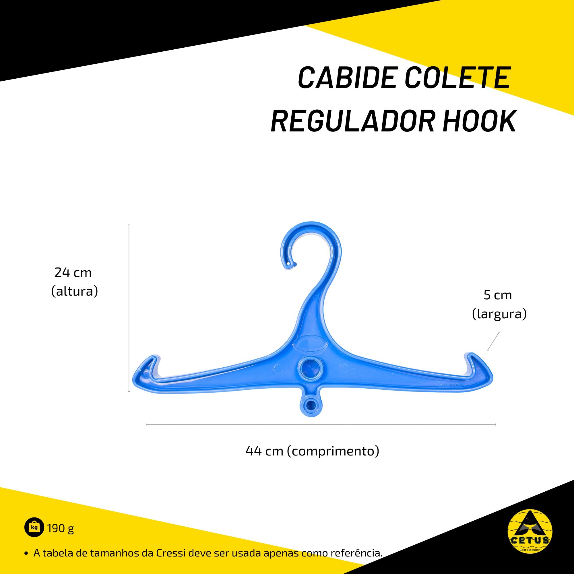 Cabide Cetus Colete Regulador Hook