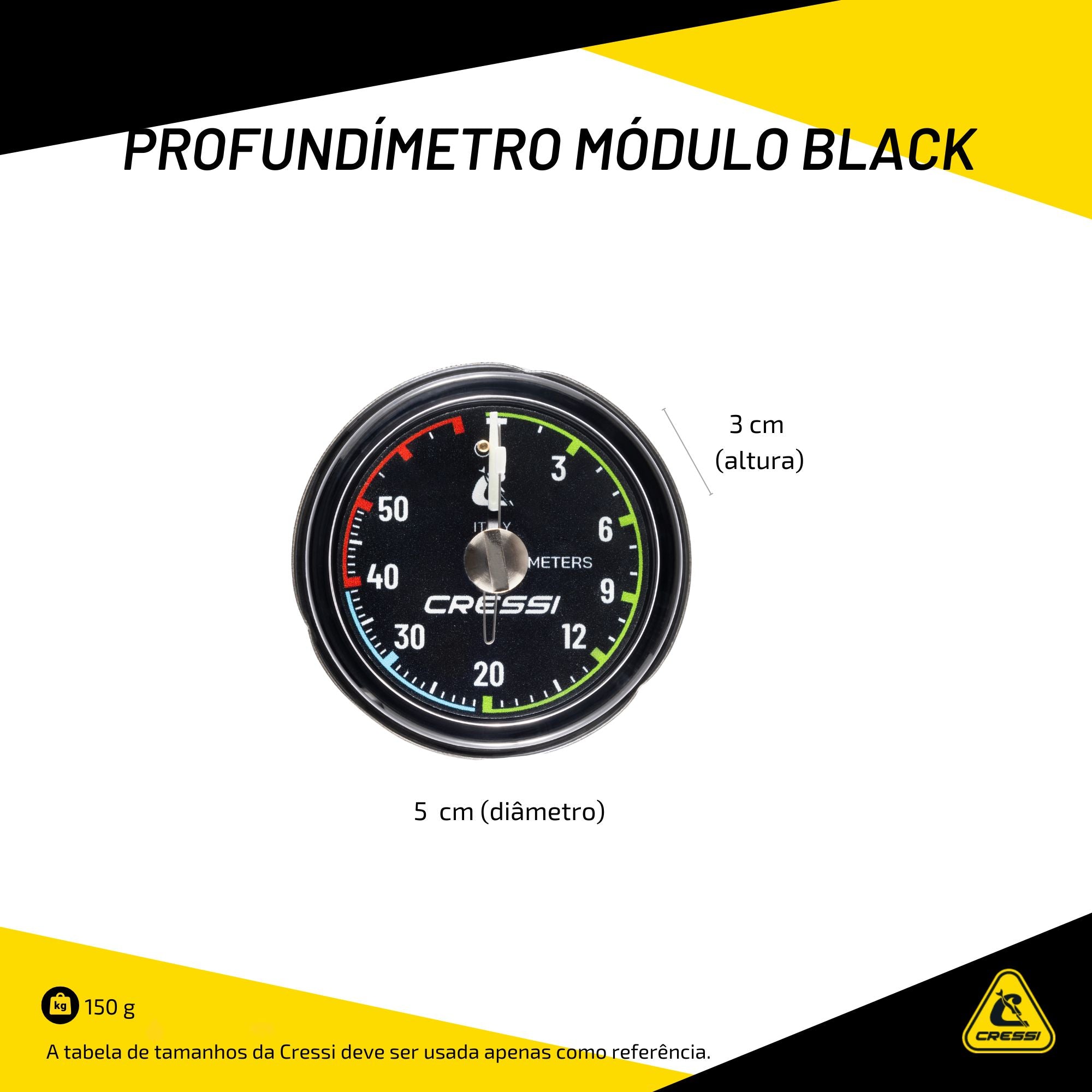 Profundímetro Cressi Módulo Black