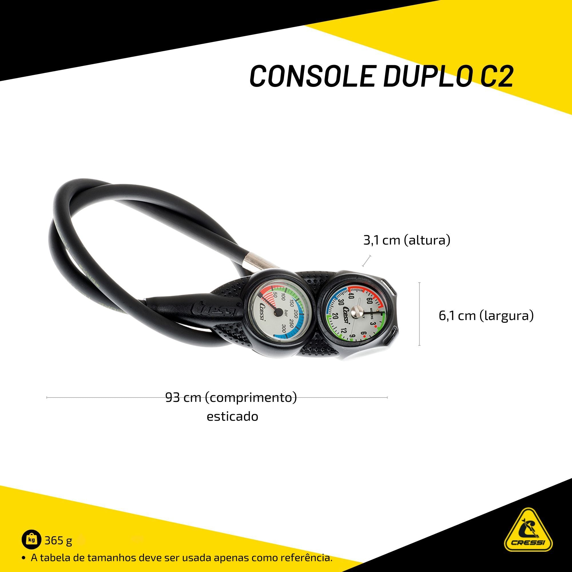 Console Duplo Cressi C2