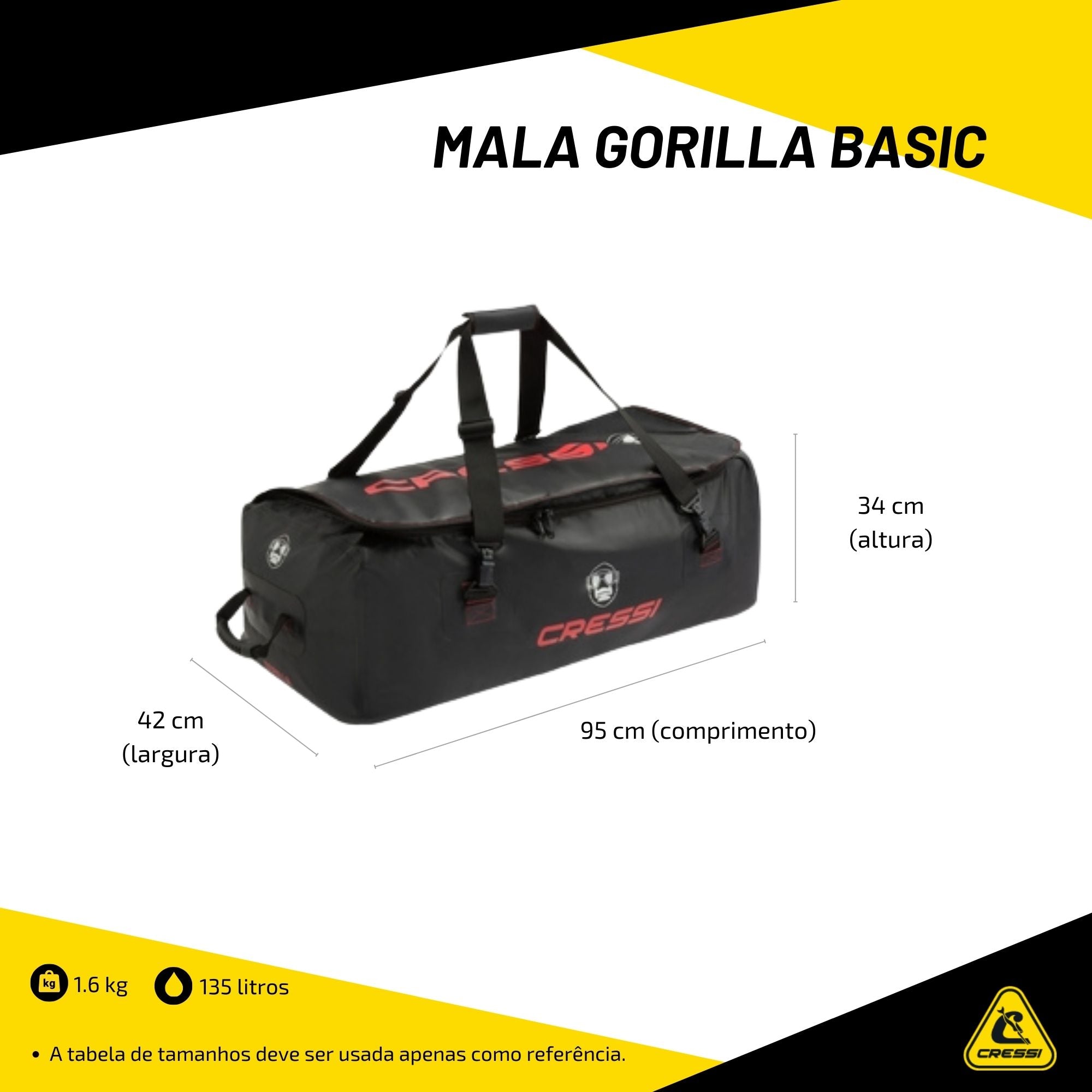 Mala Cressi Gorilla Basic