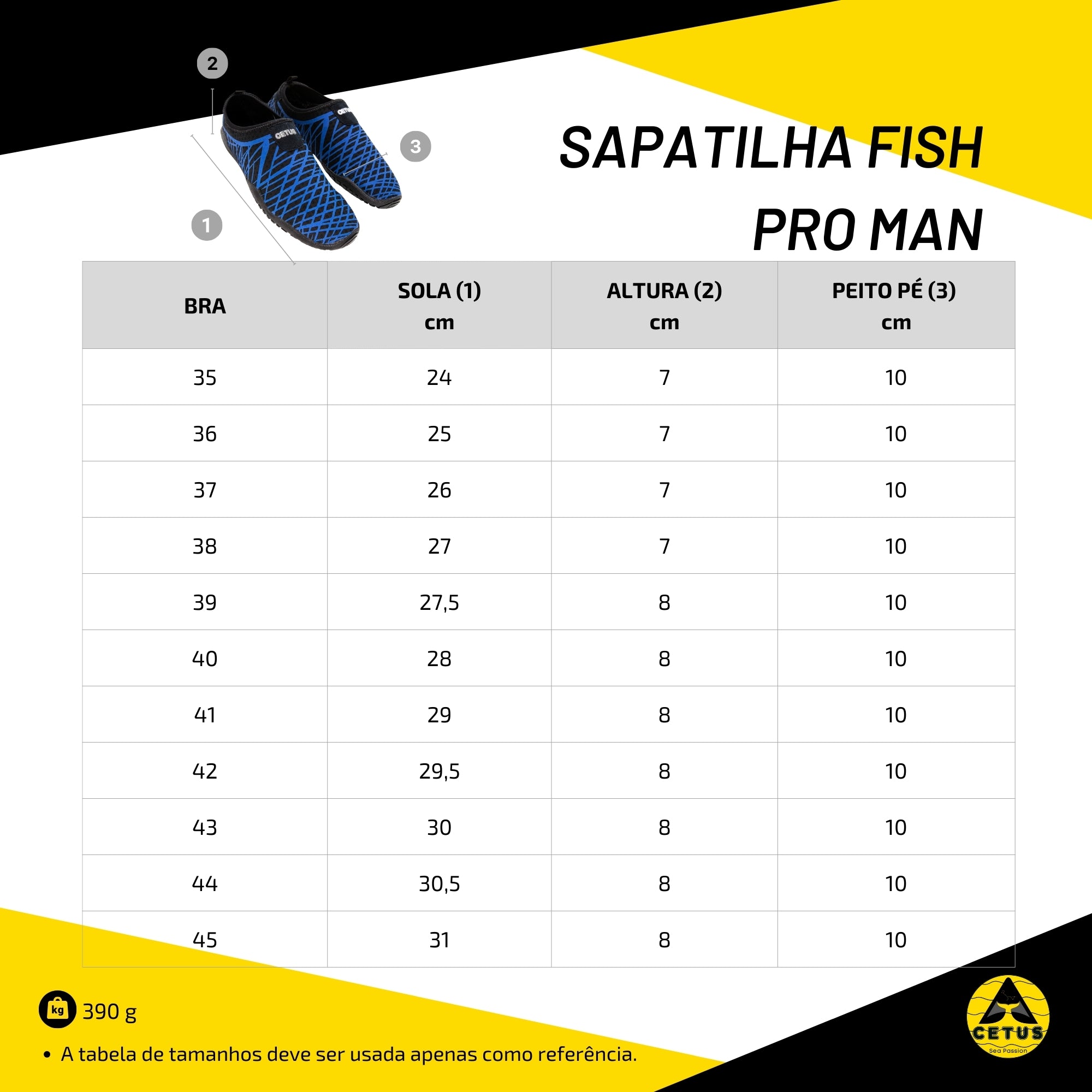 Sapatilha Cetus Fish Pro Man