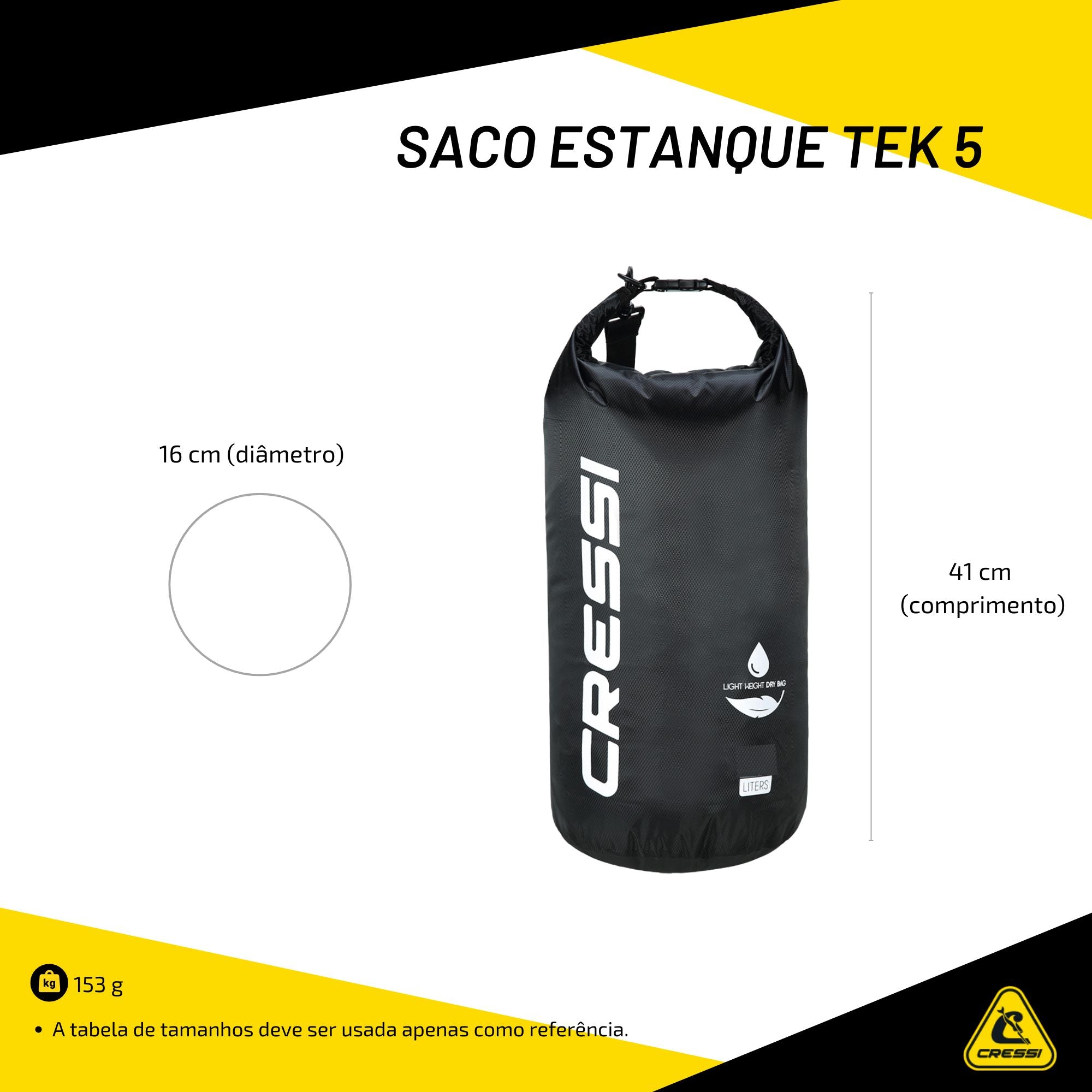 Saco Estanque Cressi Tek 5 Azul