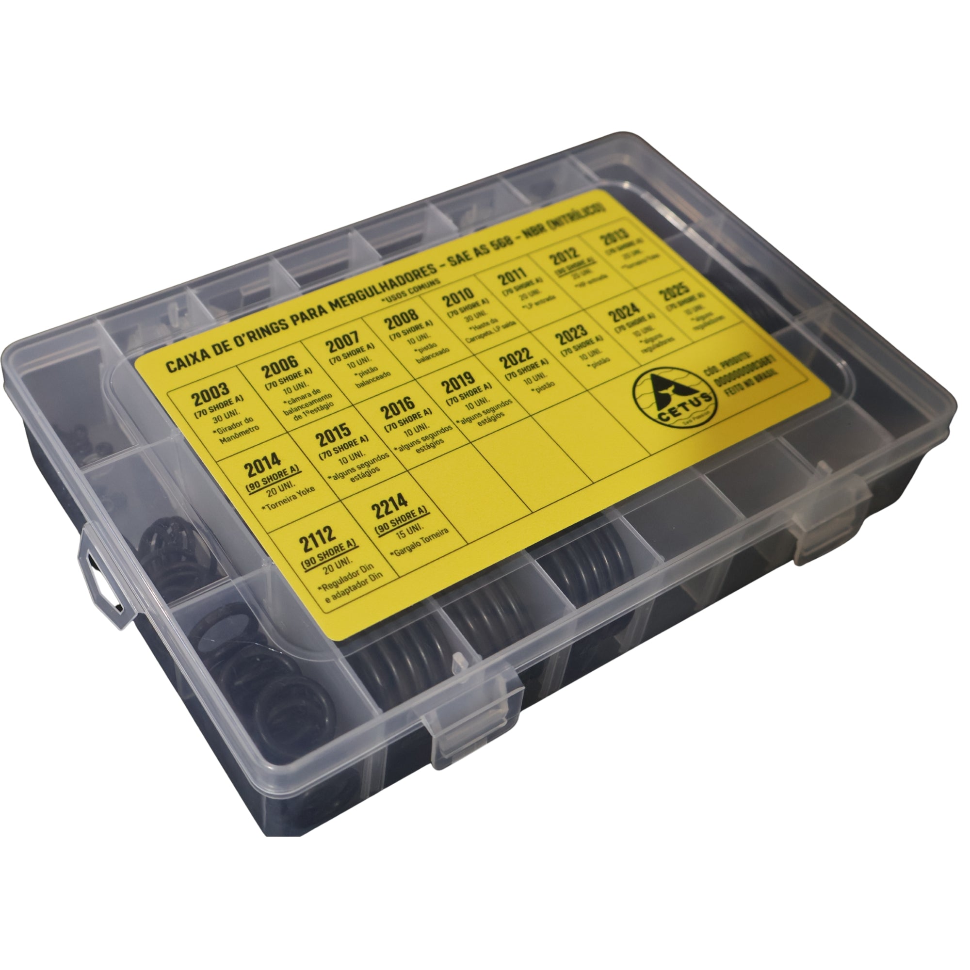 Caixa de Oring Cetus Super Box 18