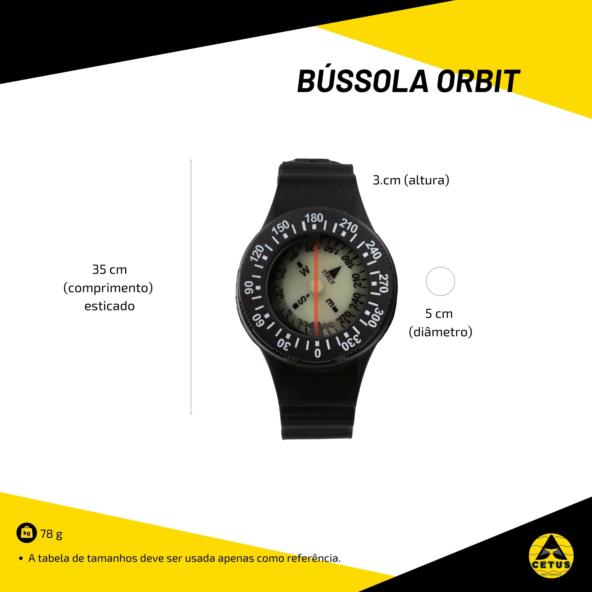Bússola Cetus Orbit