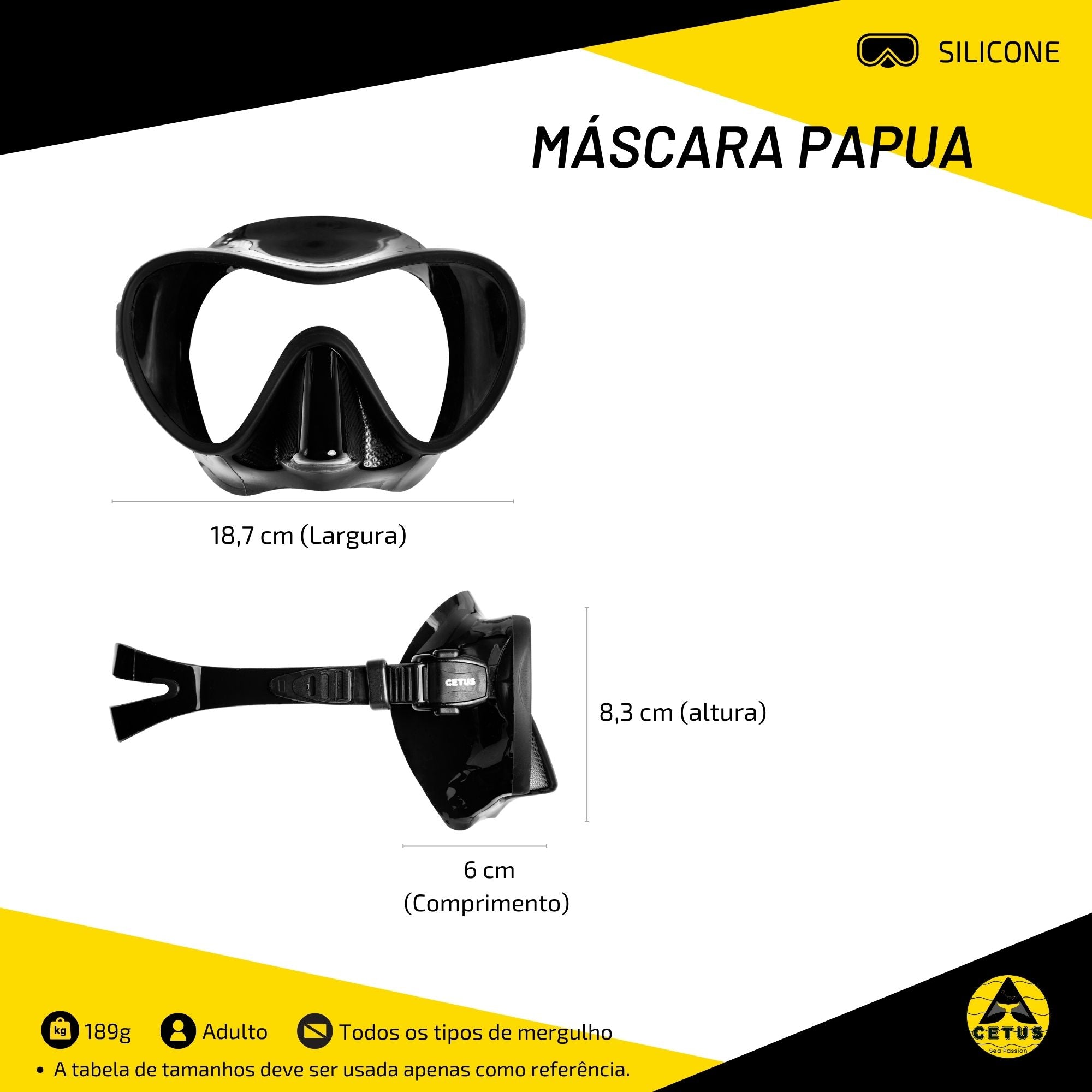 Máscara Cetus Papua