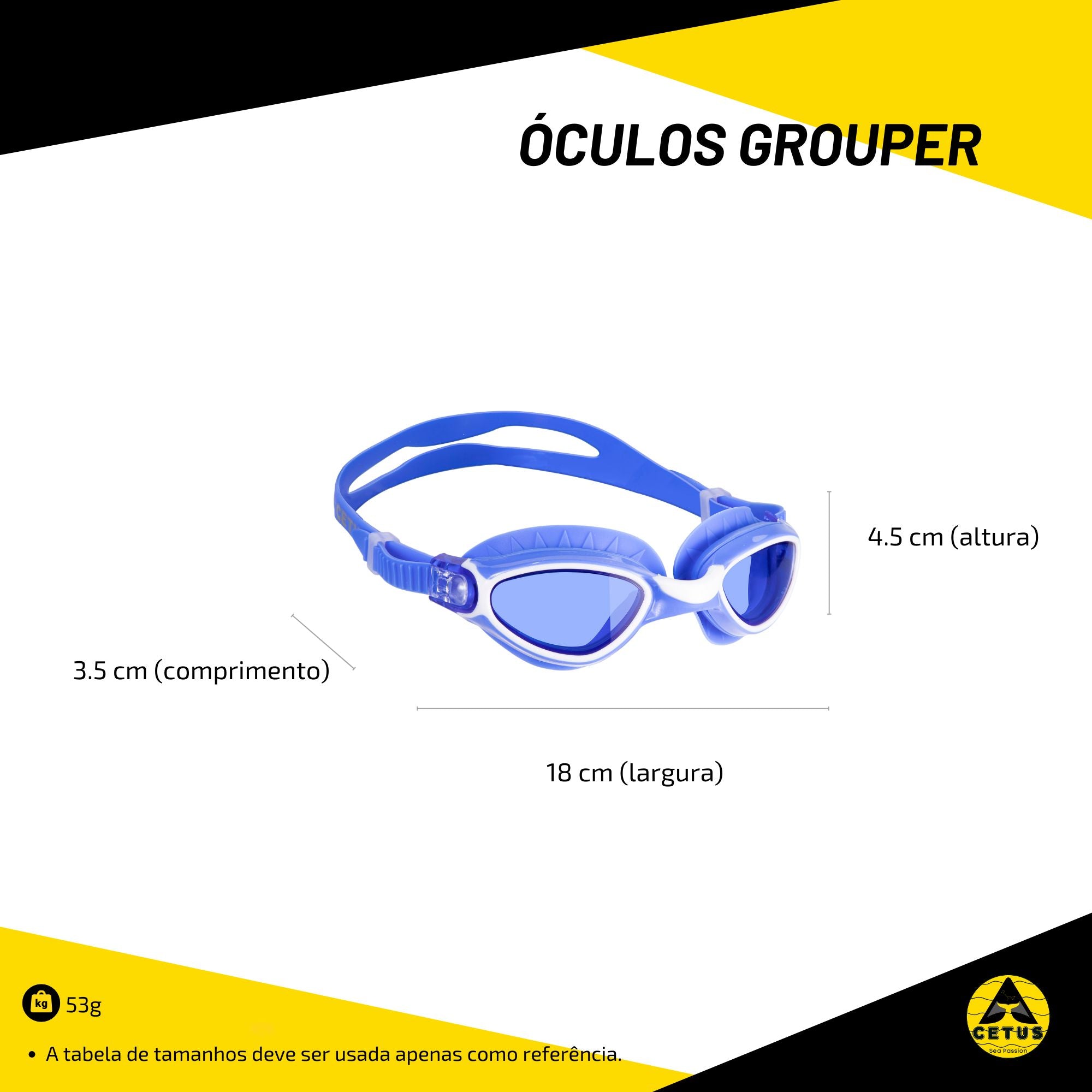 Óculos Cetus Grouper