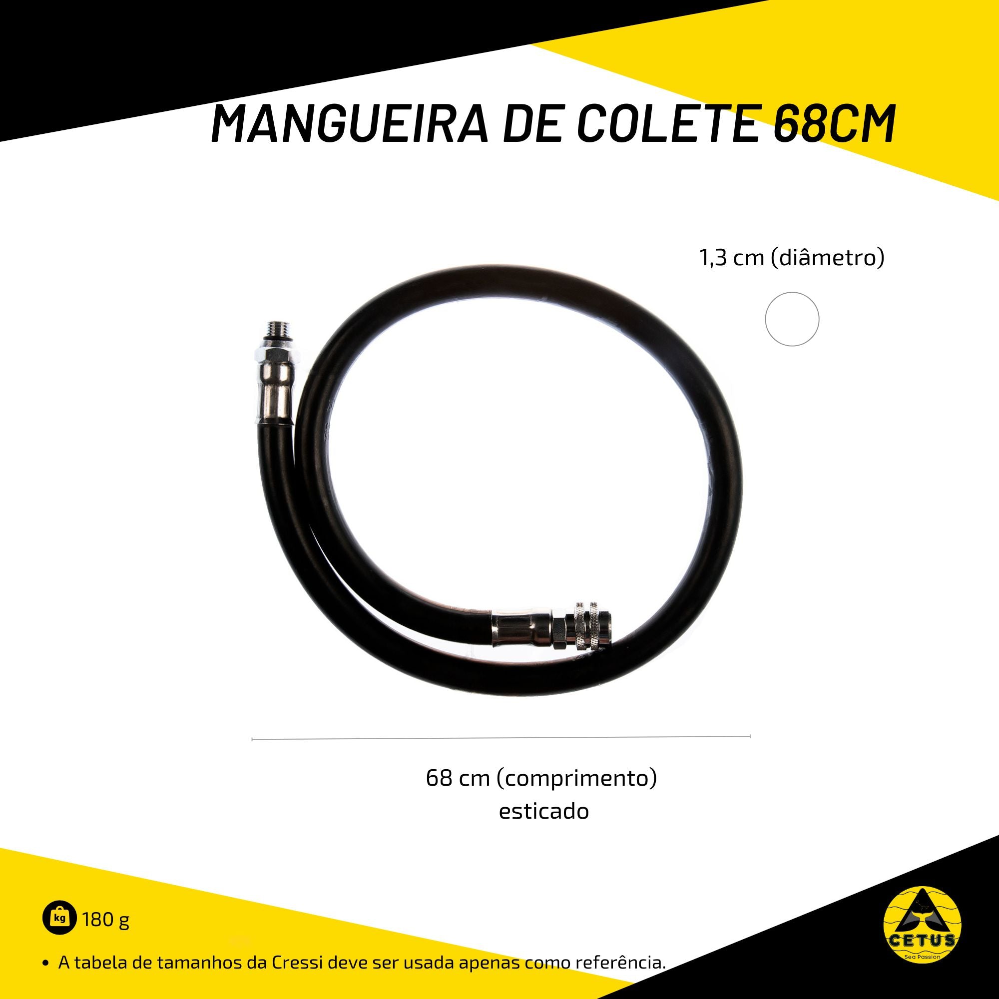 Mangueira de Colete Cetus 68cm