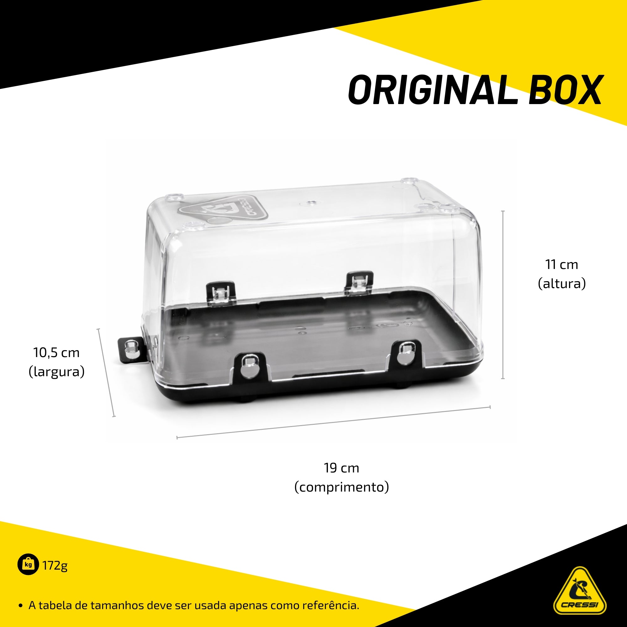 Caixa de Máscara Cressi Original Box