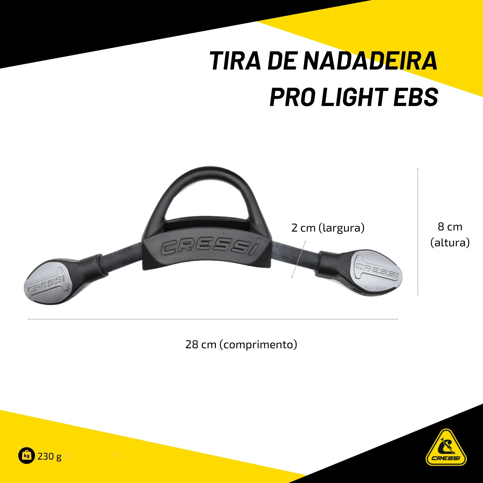 Tira de Nadadeira Cressi Pro Light EBS