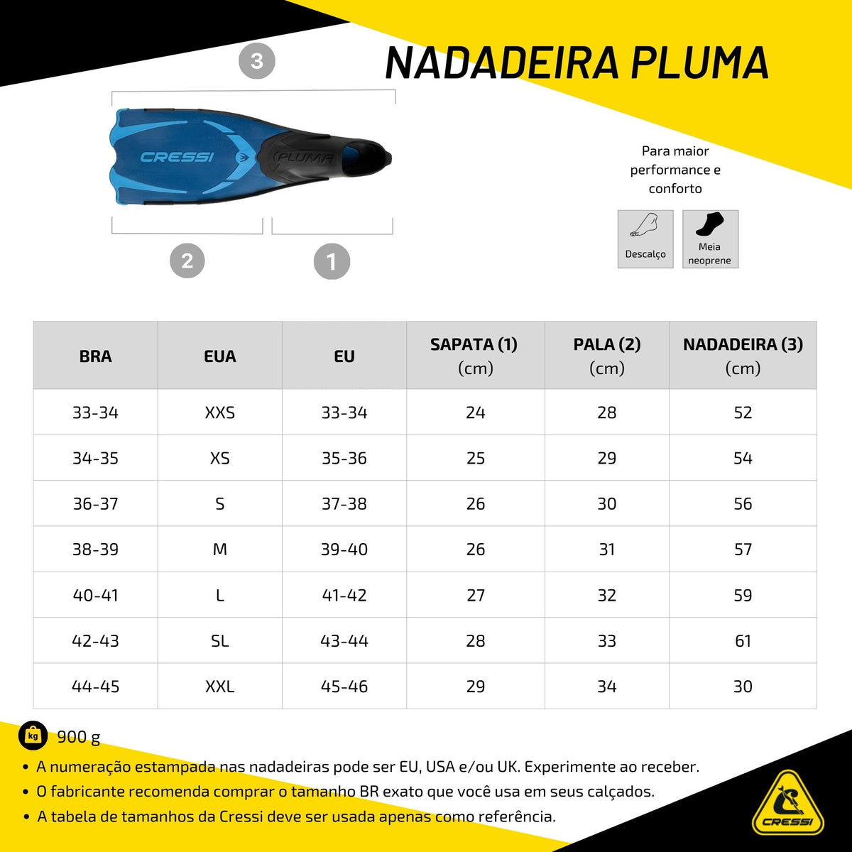 Nadadeira Cressi Pluma